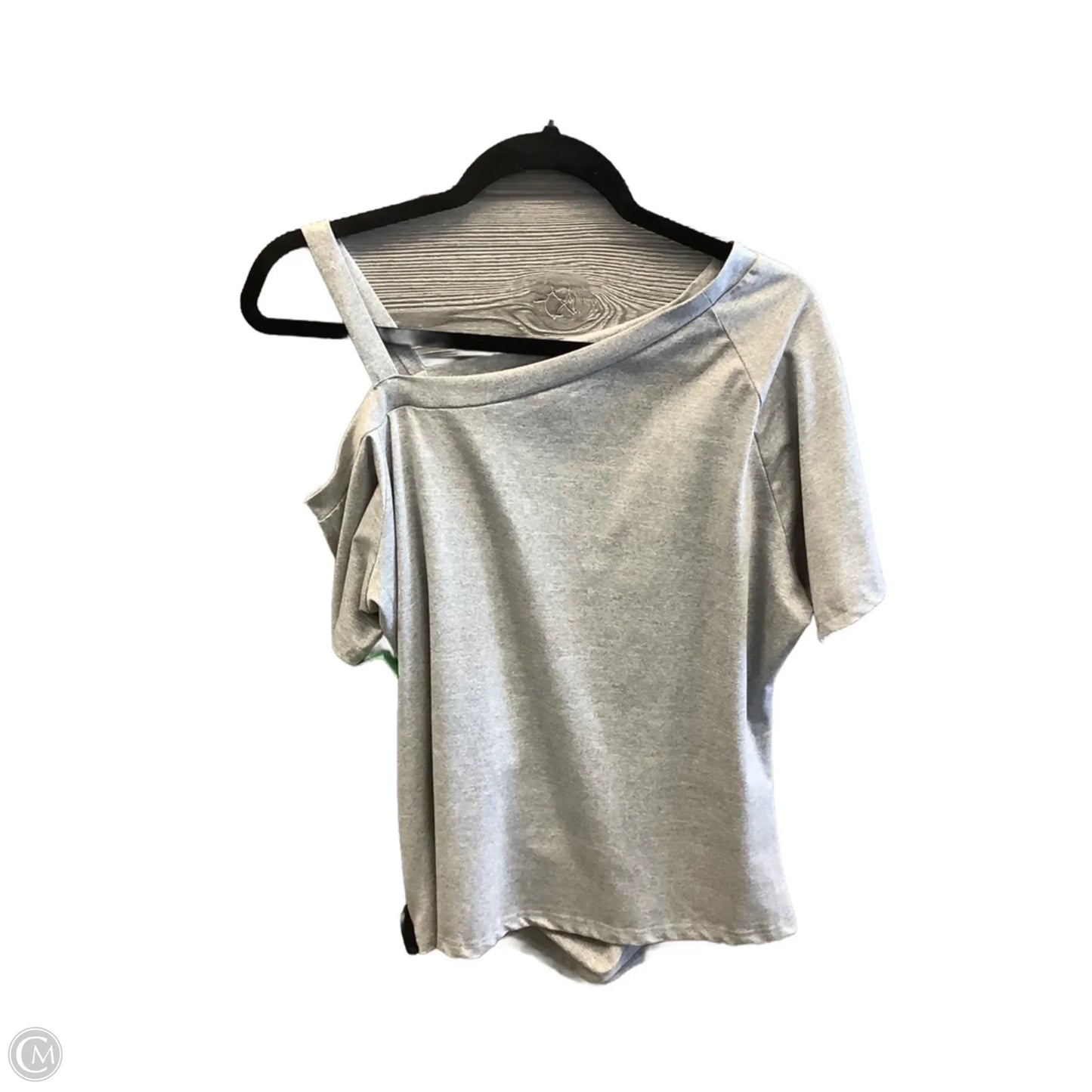 Top Short Sleeve By Clothes Mentor In Grey, Size: Xl