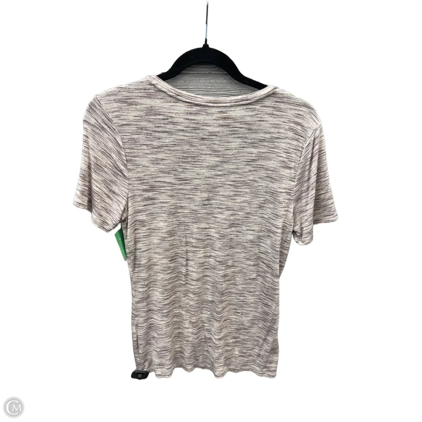 Top Short Sleeve Basic By Apt 9 In Tan, Size: S