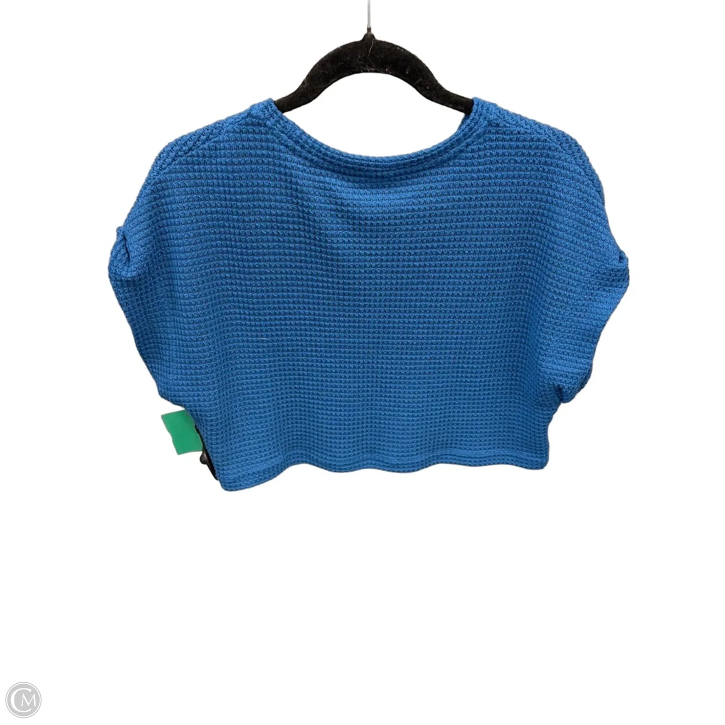 Top Short Sleeve By Shein In Blue, Size: M