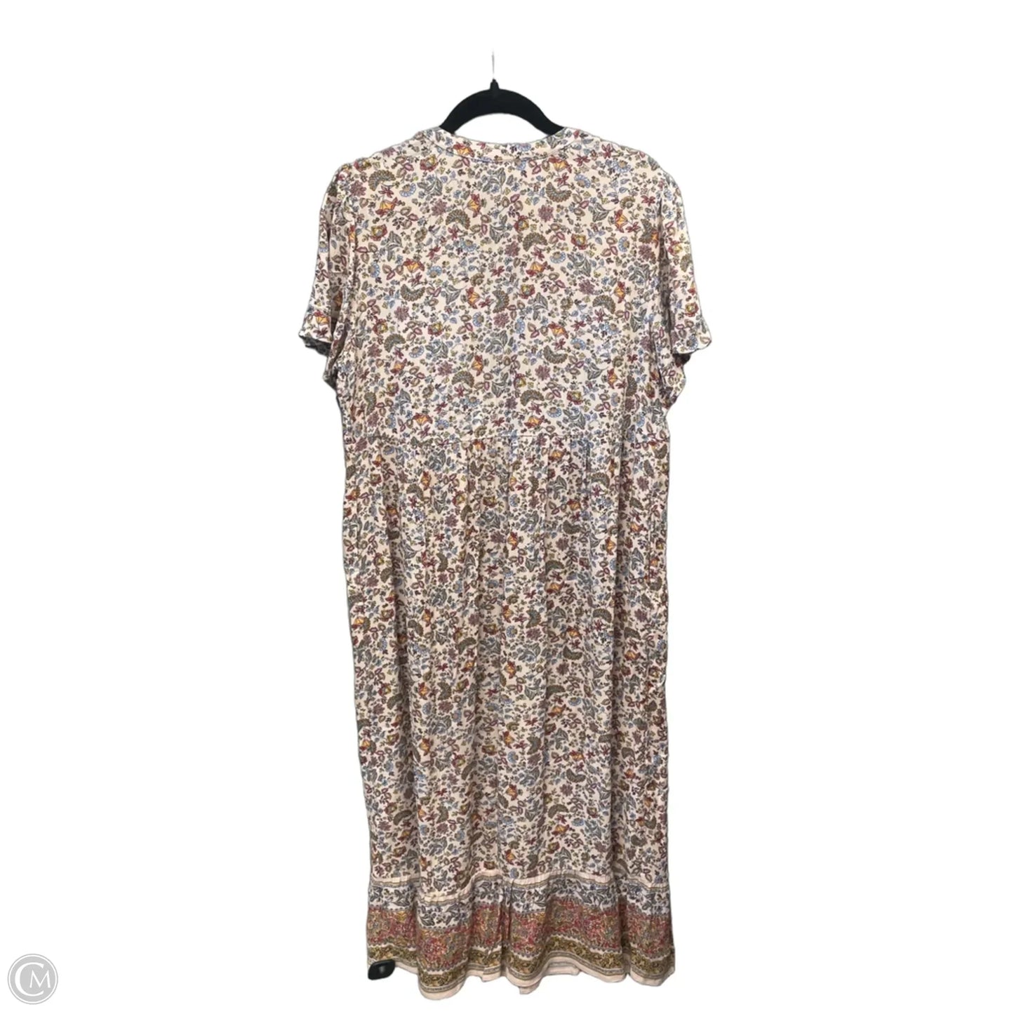 Dress Casual Maxi By J. Jill In Floral Print, Size: Mp