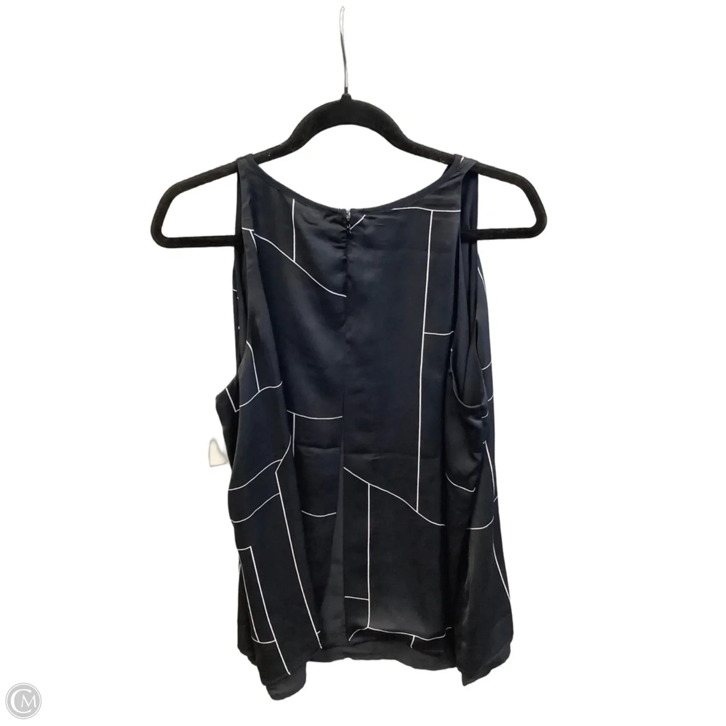 Top Sleeveless By Willi Smith In Black, Size: Xl