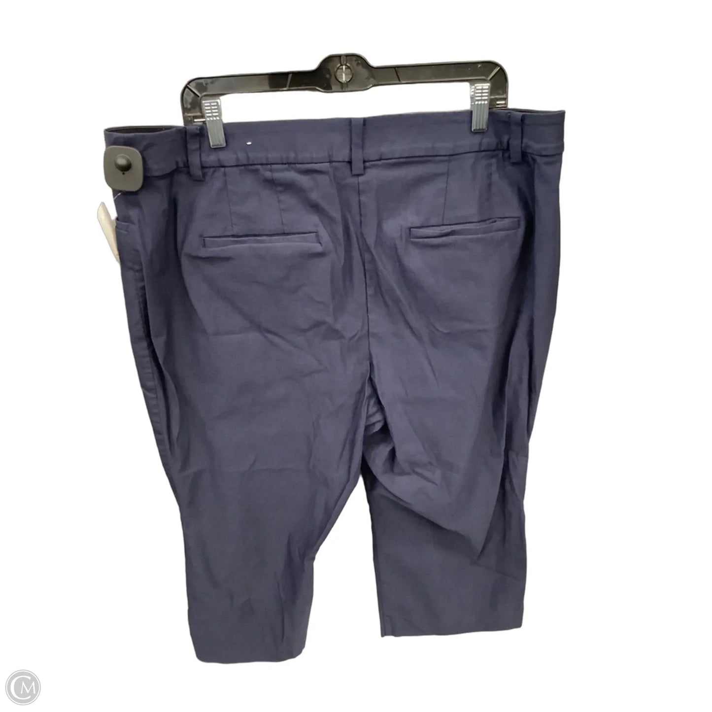 Capris By Lane Bryant In Navy, Size: 18