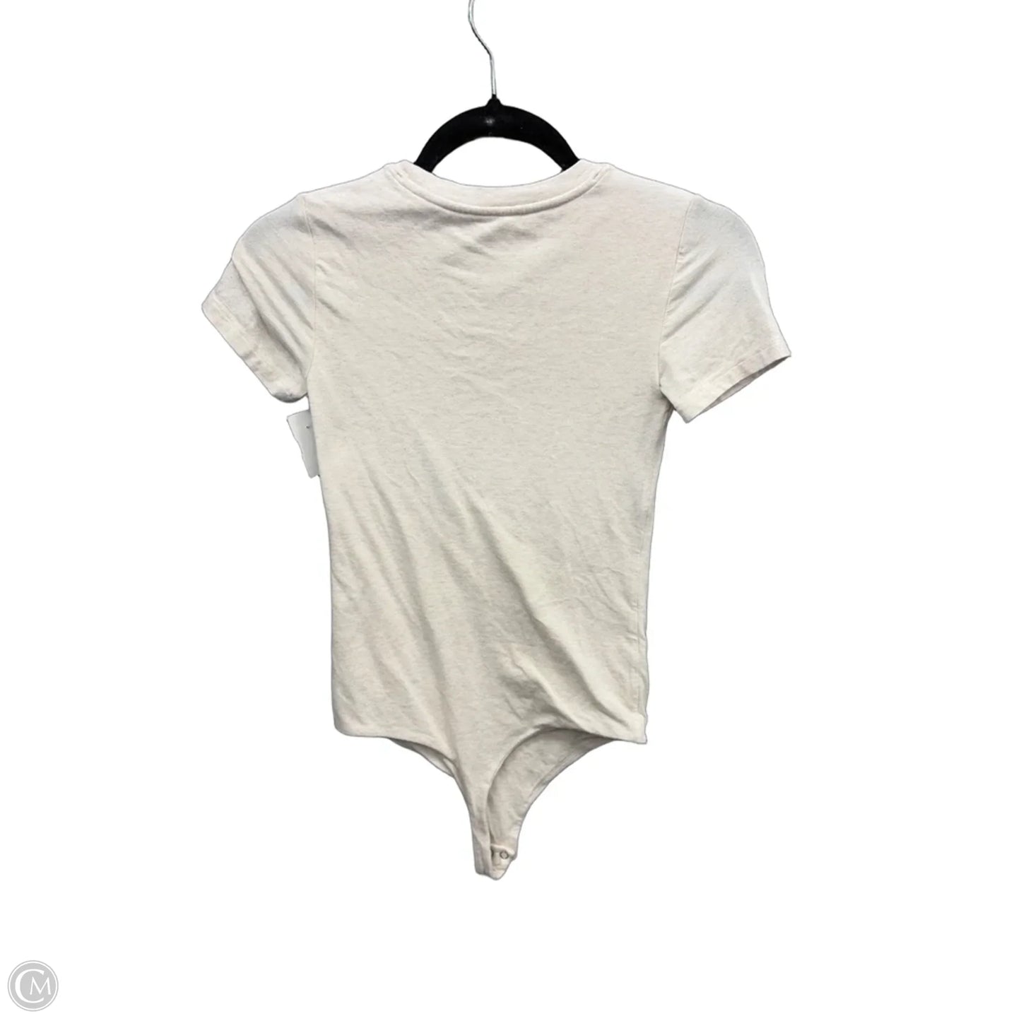 Bodysuit By Clothes Mentor In Cream, Size: Xs