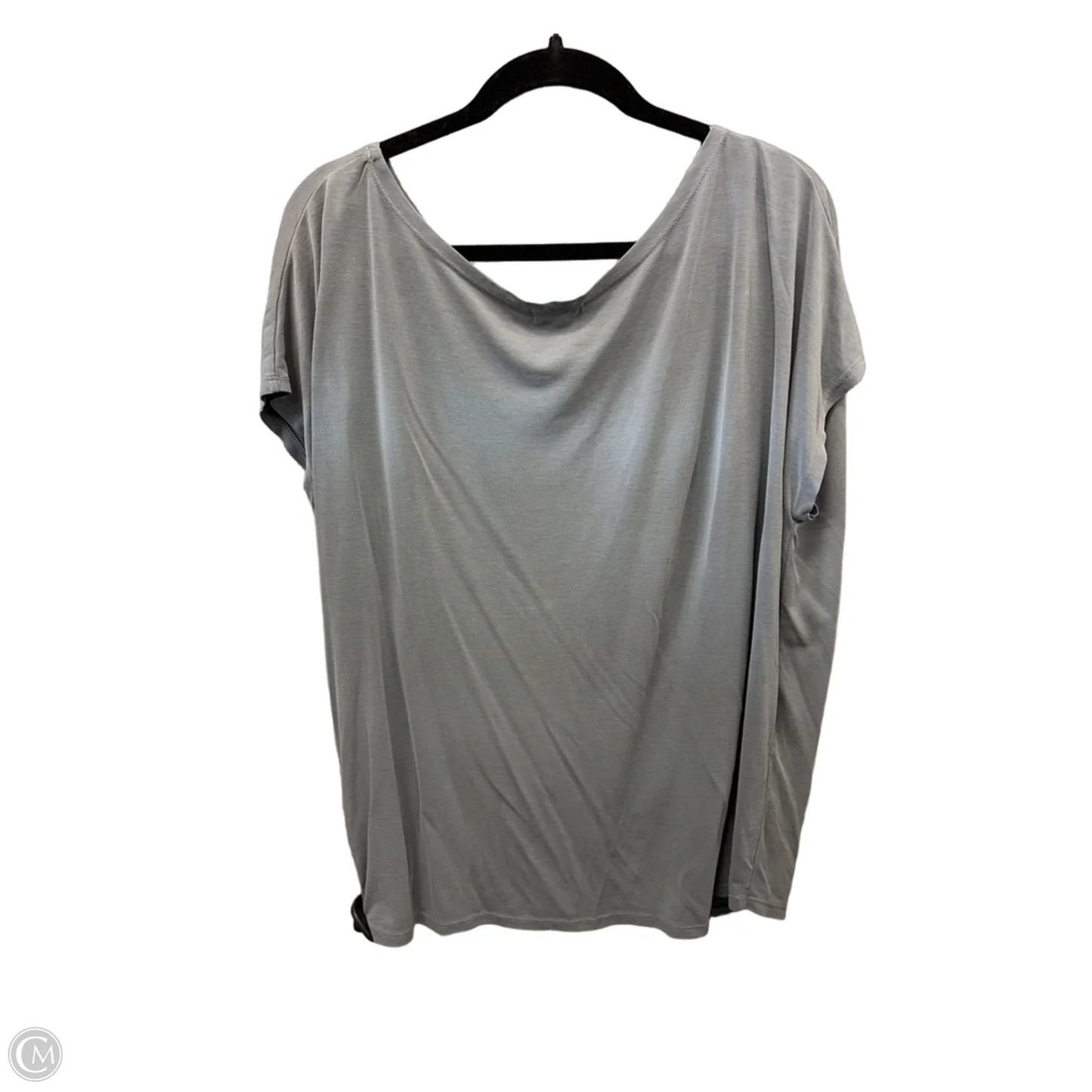 Top Short Sleeve By Cherish In Grey, Size: M