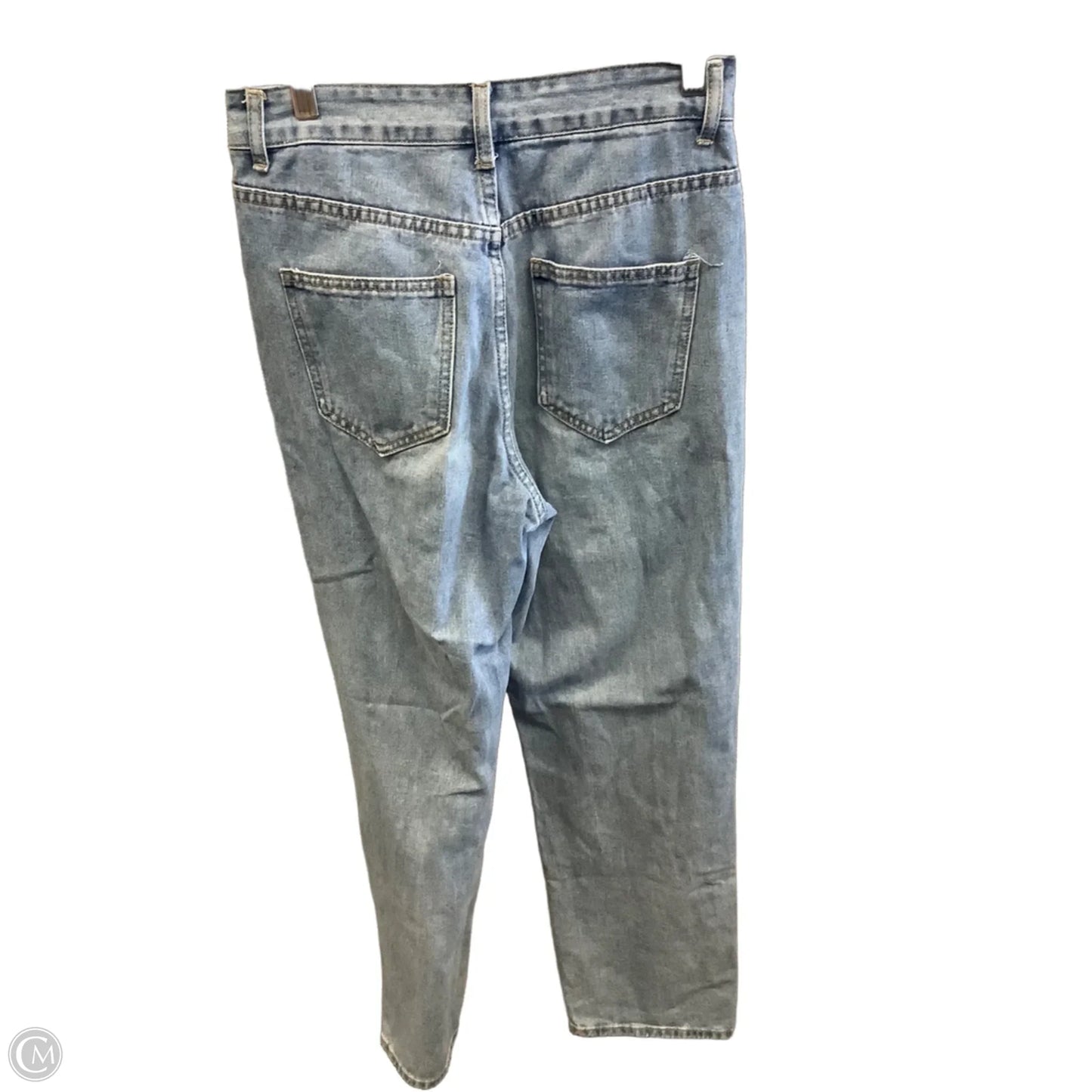 Jeans Straight By Shein In Blue Denim, Size: 4