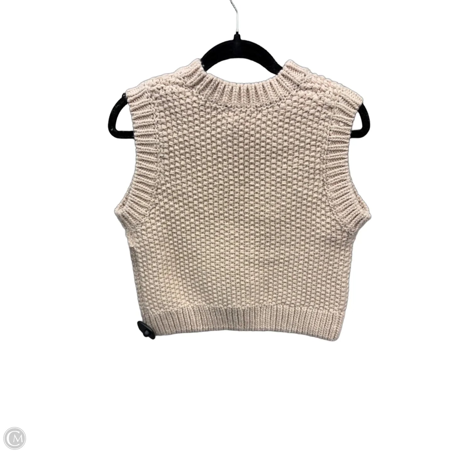 Vest Sweater By H&m In Tan, Size: S