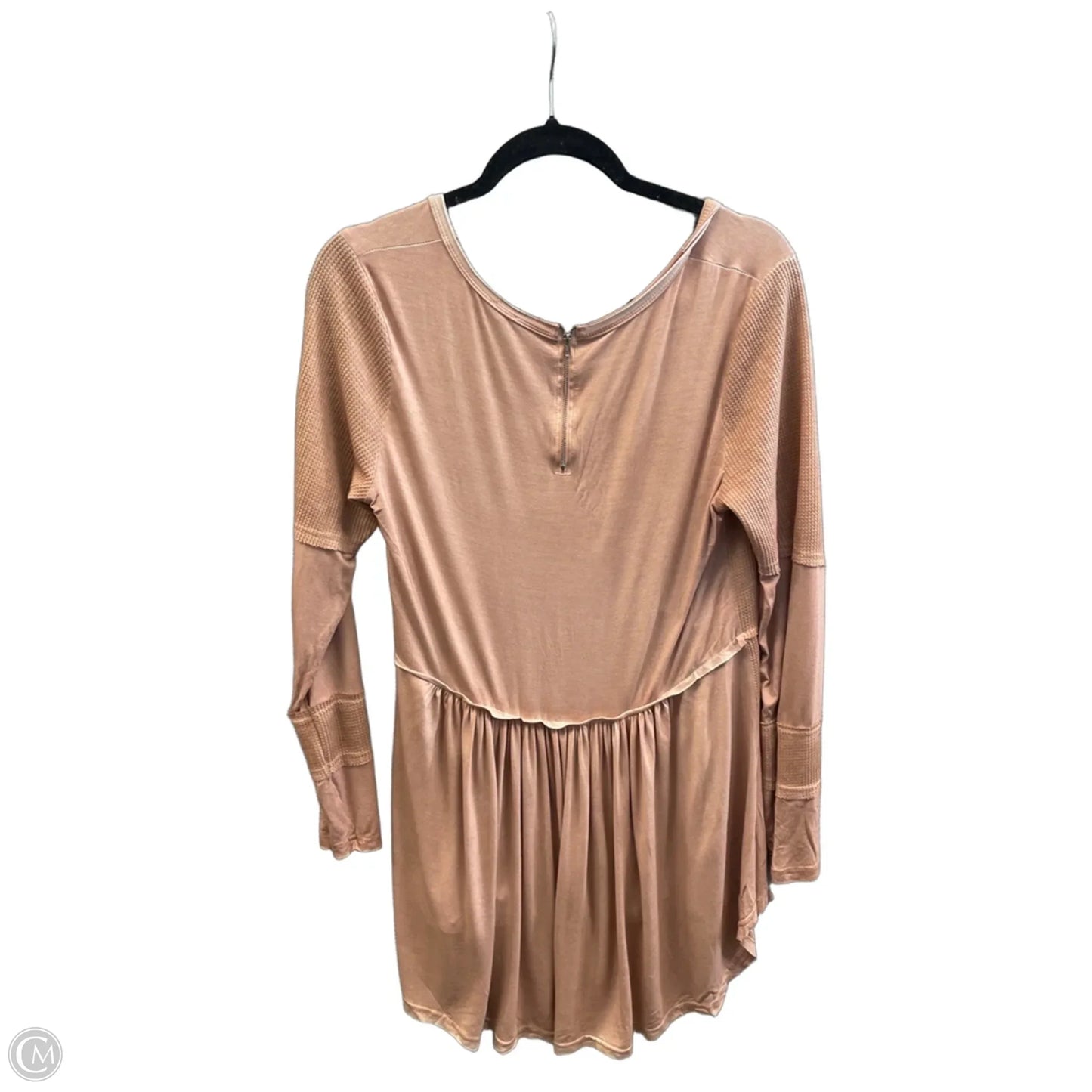 Tunic Long Sleeve By Pol In Pink, Size: M