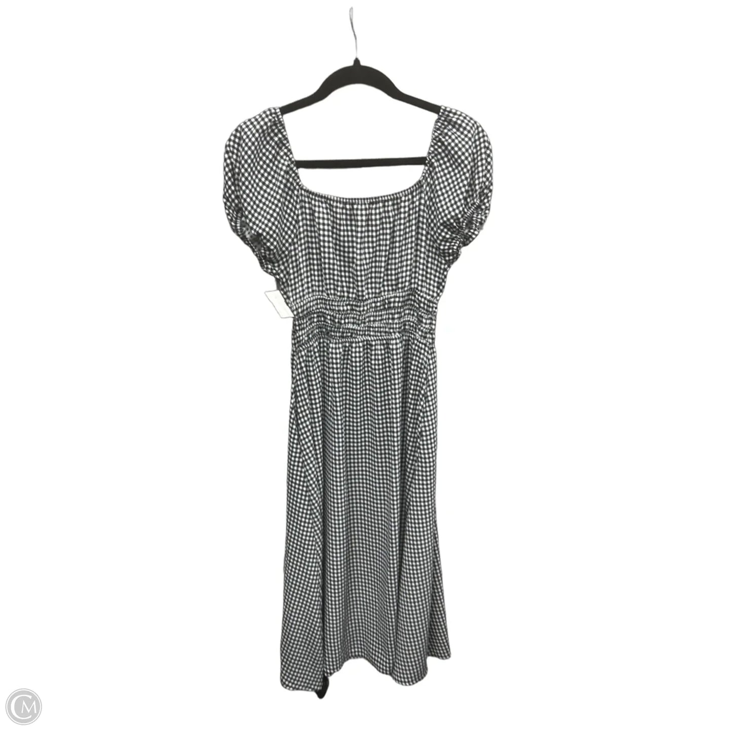 Dress Casual Midi By Monteau In Plaid Pattern, Size: S