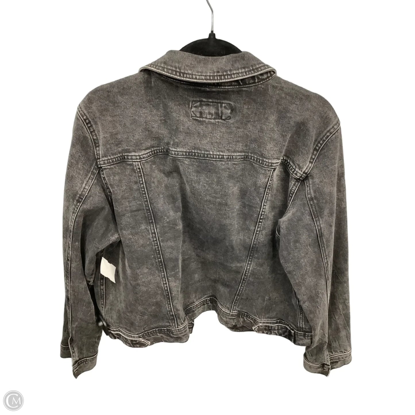 Jacket Denim By Maurices In Black Denim, Size: Xxl