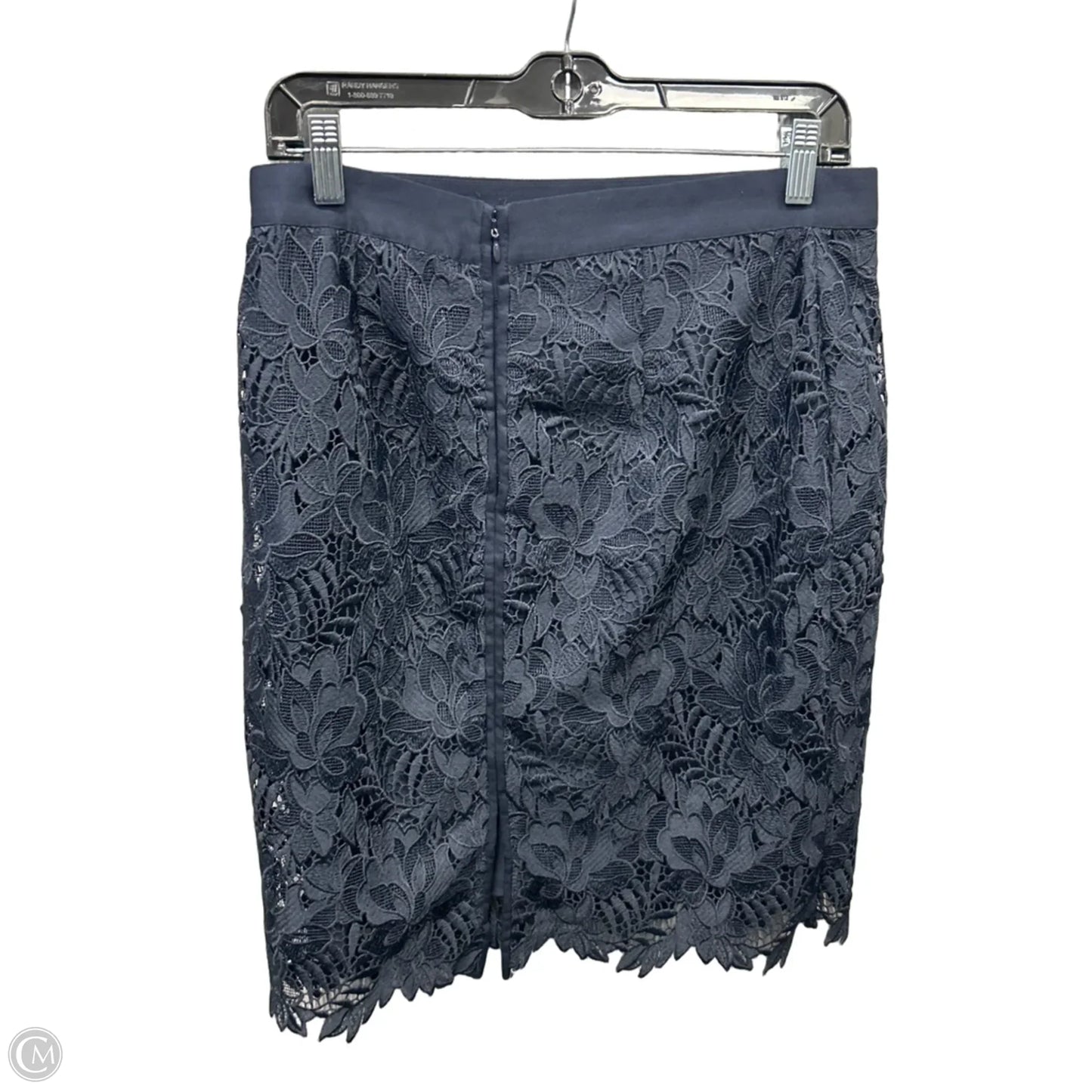 Skirt Midi By Ann Taylor In Navy, Size: 10