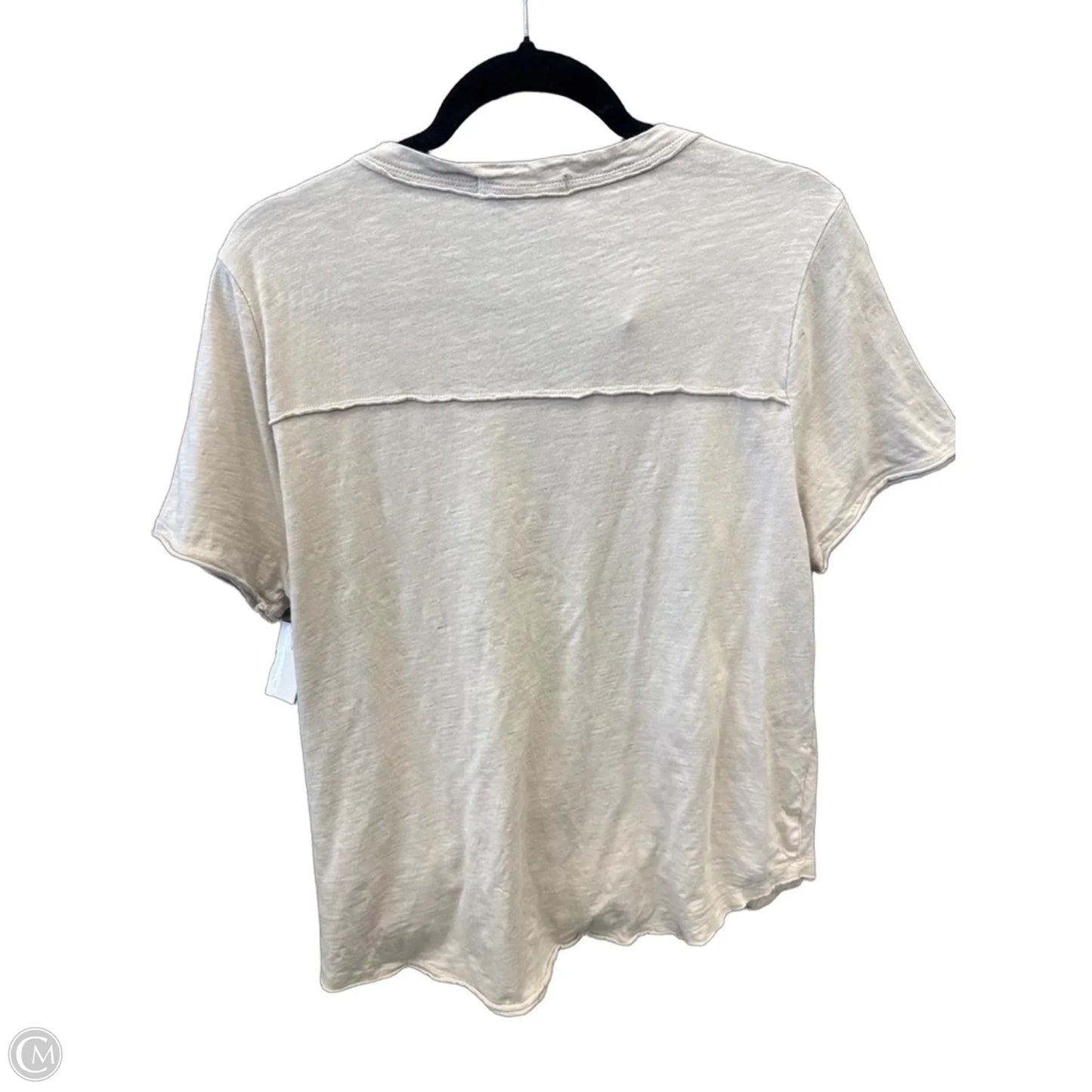 Top Short Sleeve By Rae Mode In Tan, Size: Xl