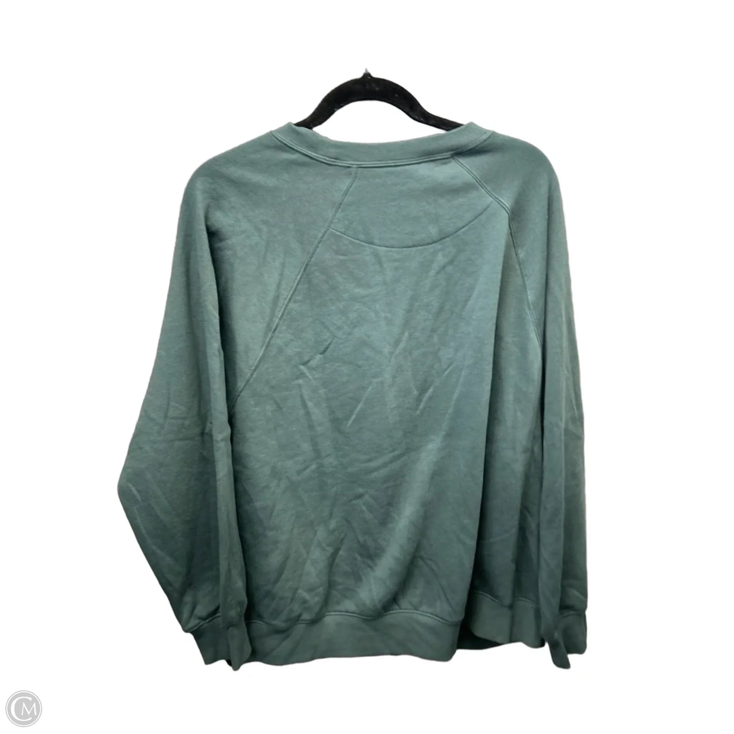 Sweatshirt Crewneck By Old Navy In Green, Size: L