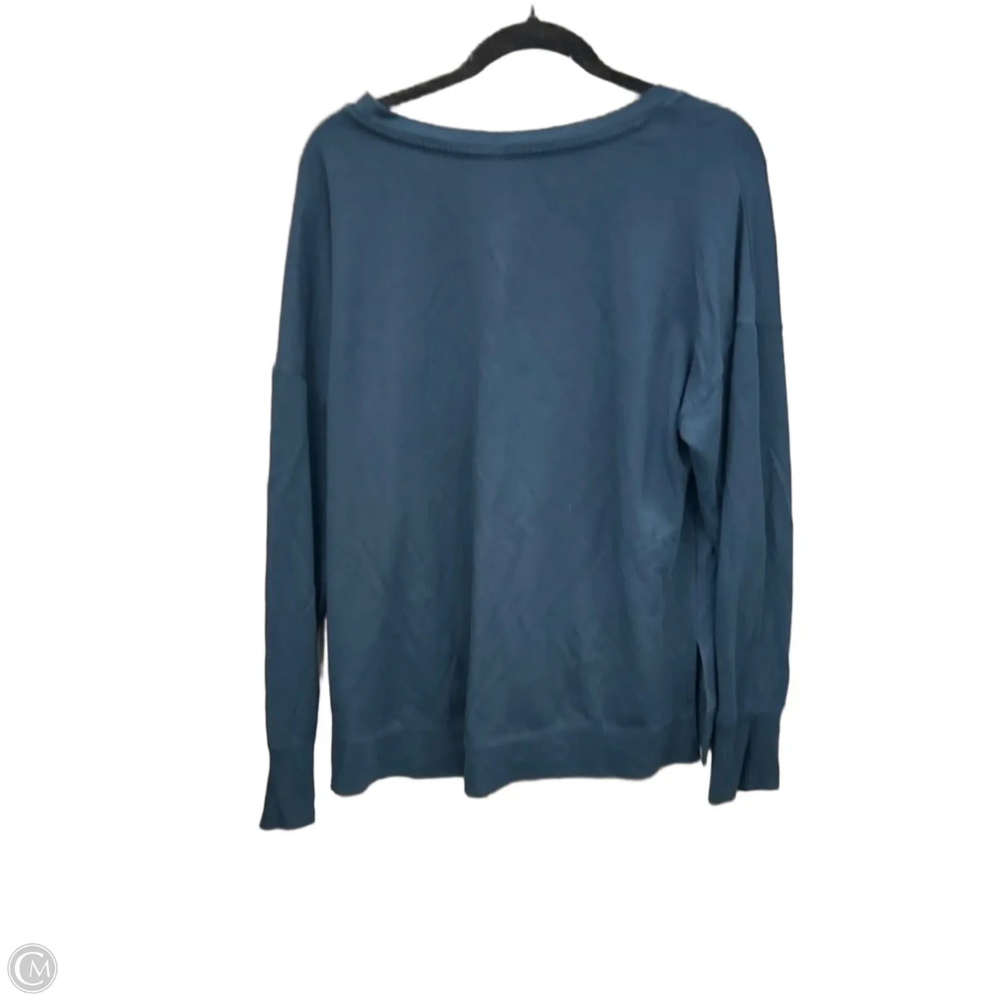 Athletic Top Long Sleeve Crewneck By Active Life In Navy, Size: Xl
