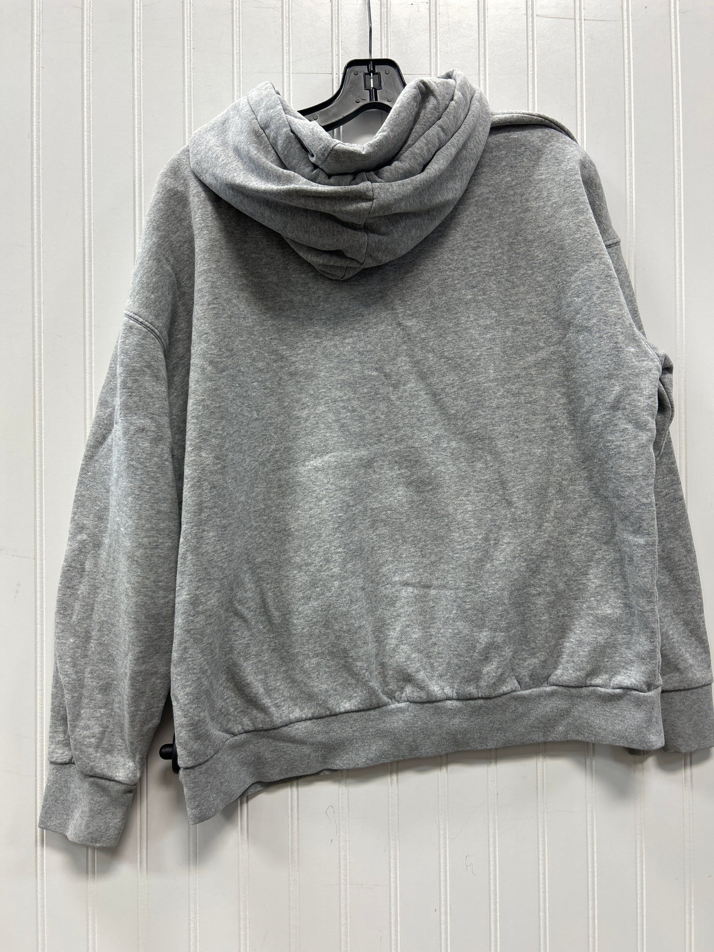 Athletic Sweatshirt Hoodie By Under Armour In Grey, Size:L