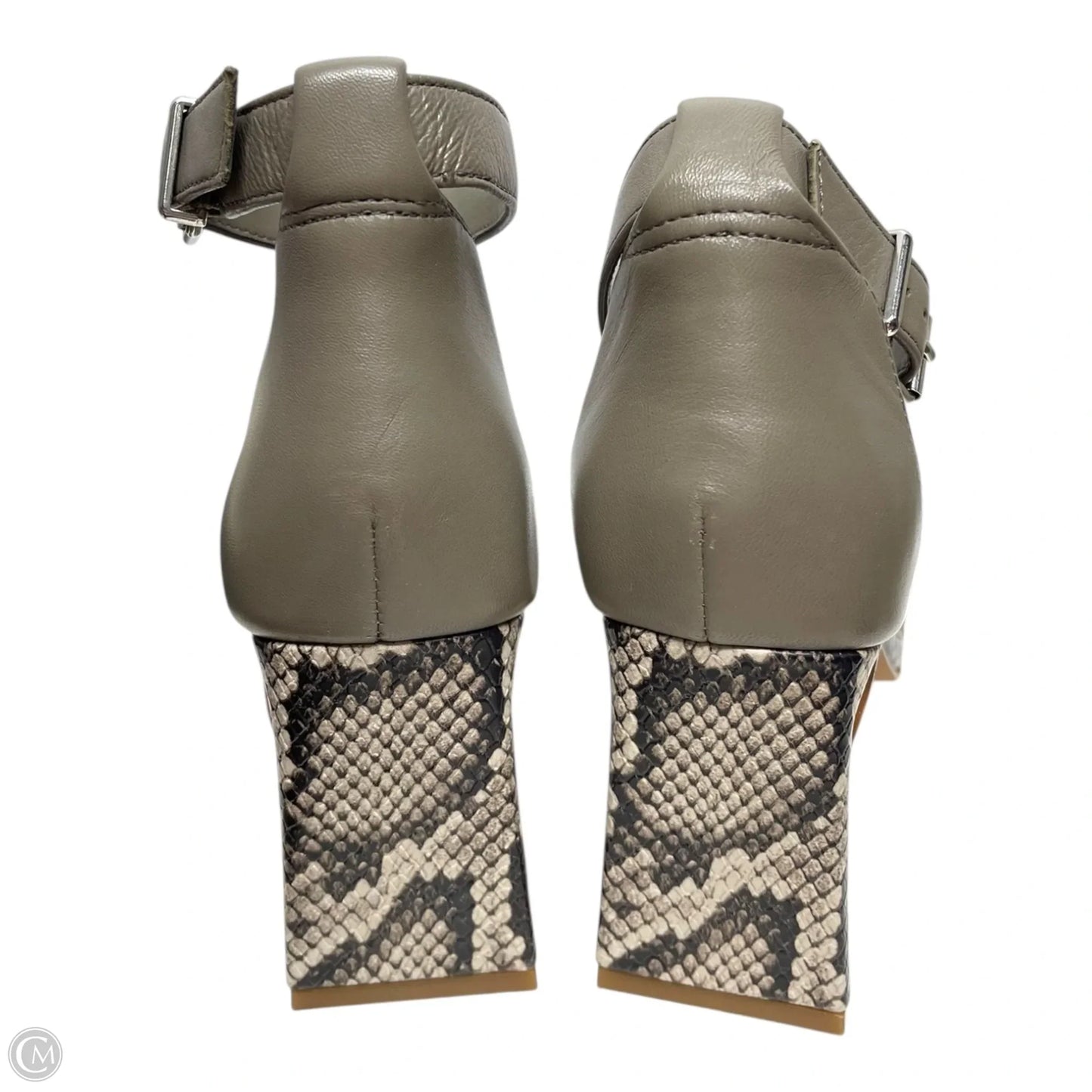 Sandals Heels Block By Vince Camuto In Taupe, Size: 6