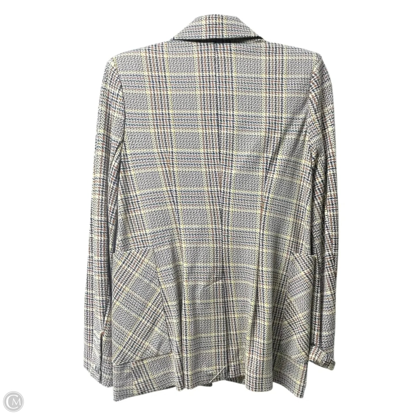 Blazer By Cabi In Plaid Pattern, Size: 4