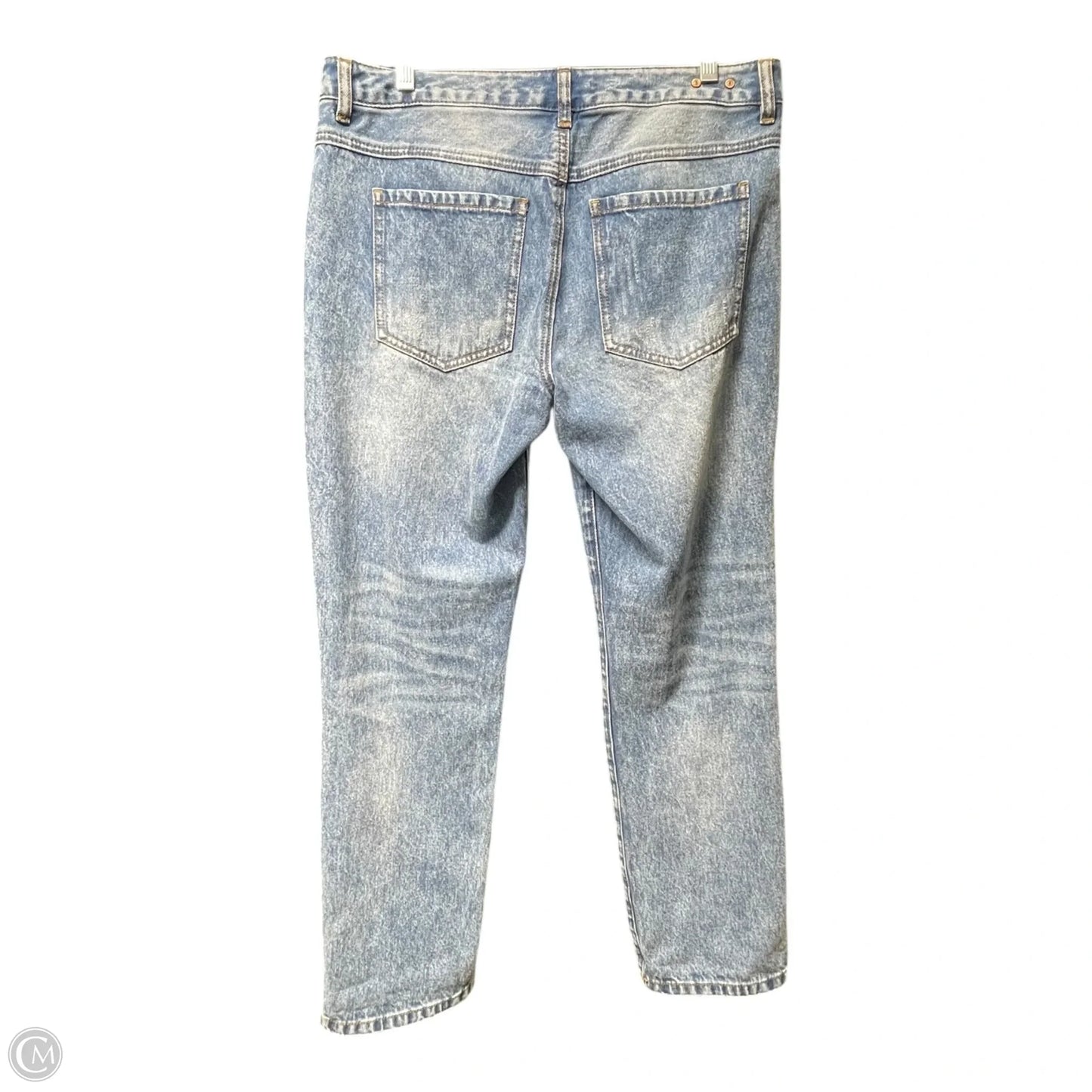 Jeans Straight By Cabi In Blue Denim, Size: 6