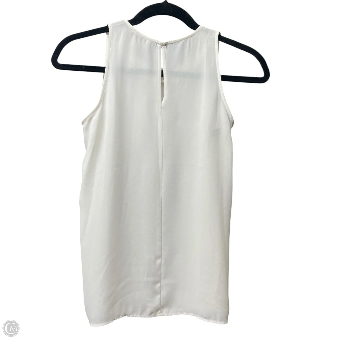 Top Sleeveless By Loft In Cream, Size: Xsp
