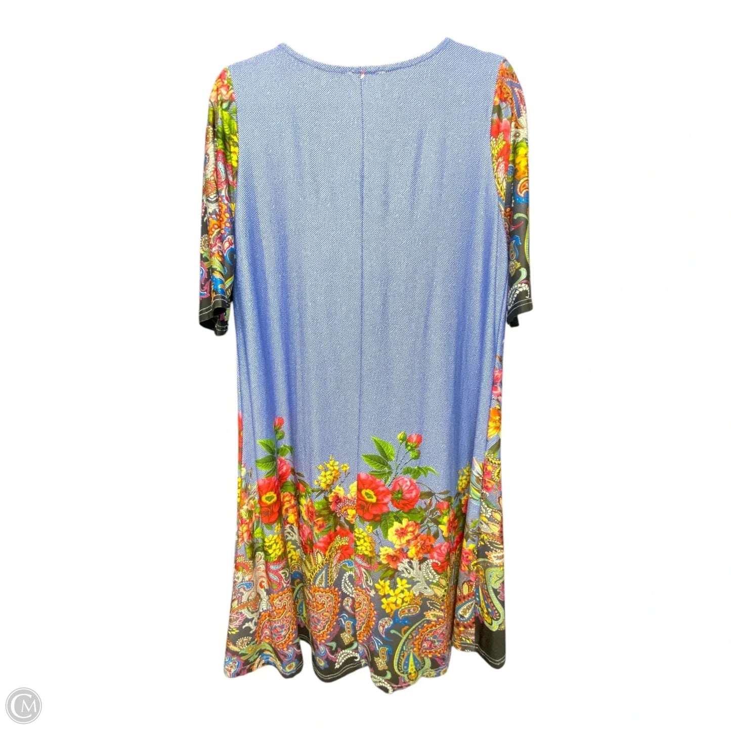 Dress Casual Midi By Simply Aster In Floral Print, Size: L