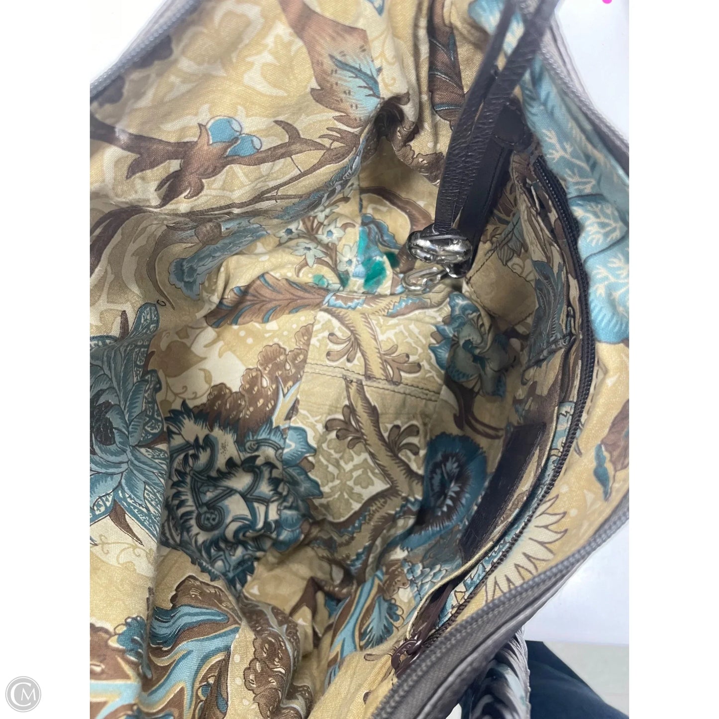 Handbag Leather By Brighton, Size: Medium