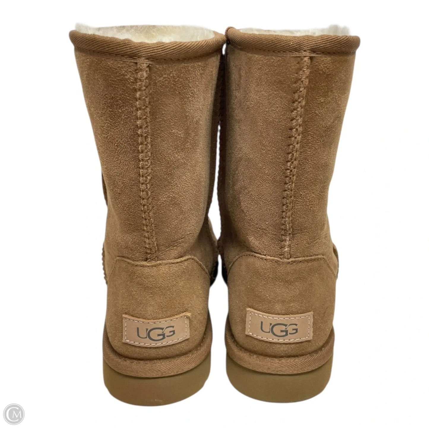 Boots Designer By Ugg In Brown, Size: 7