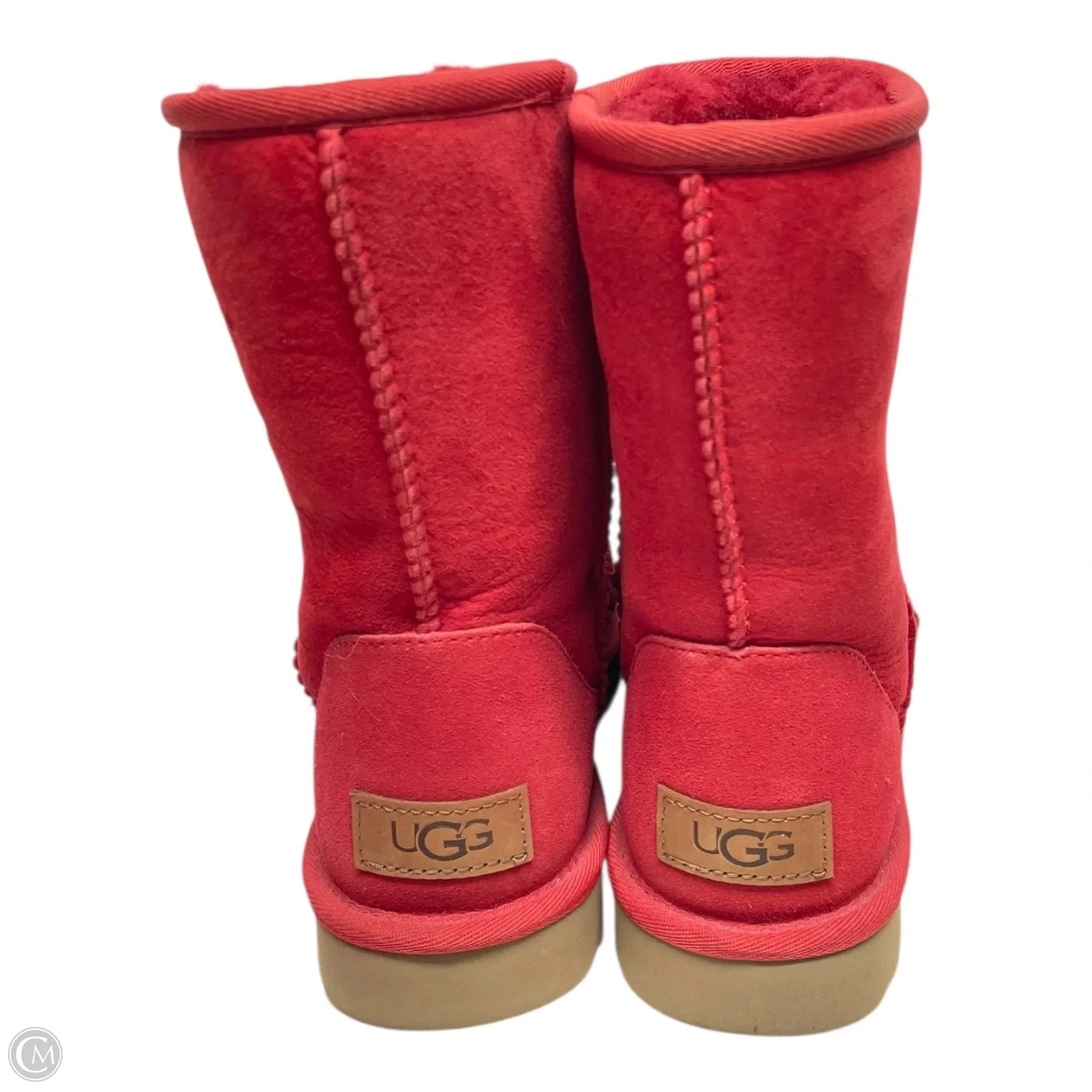 Boots Designer By Ugg In Red, Size: 7