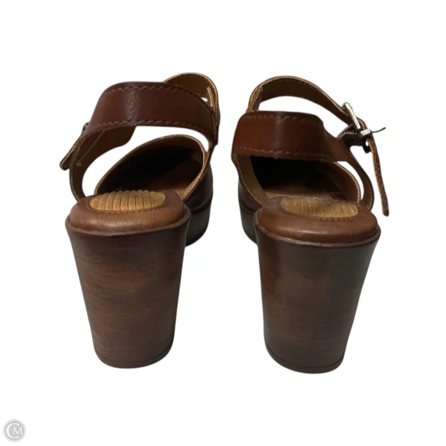 Shoes Heels Block By Boc In Brown, Size: 6