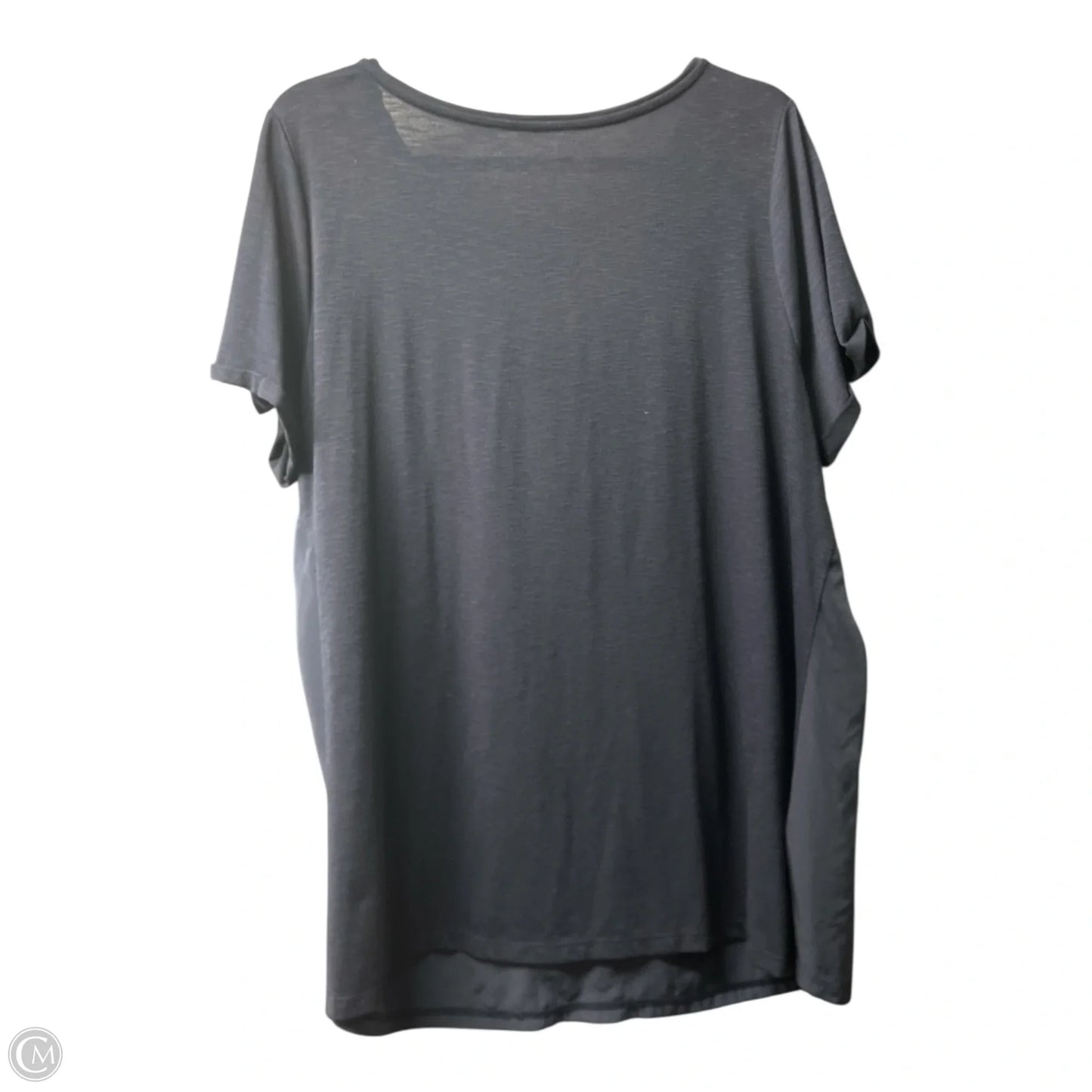 Blouse Short Sleeve By Lane Bryant In Navy, Size: 2x
