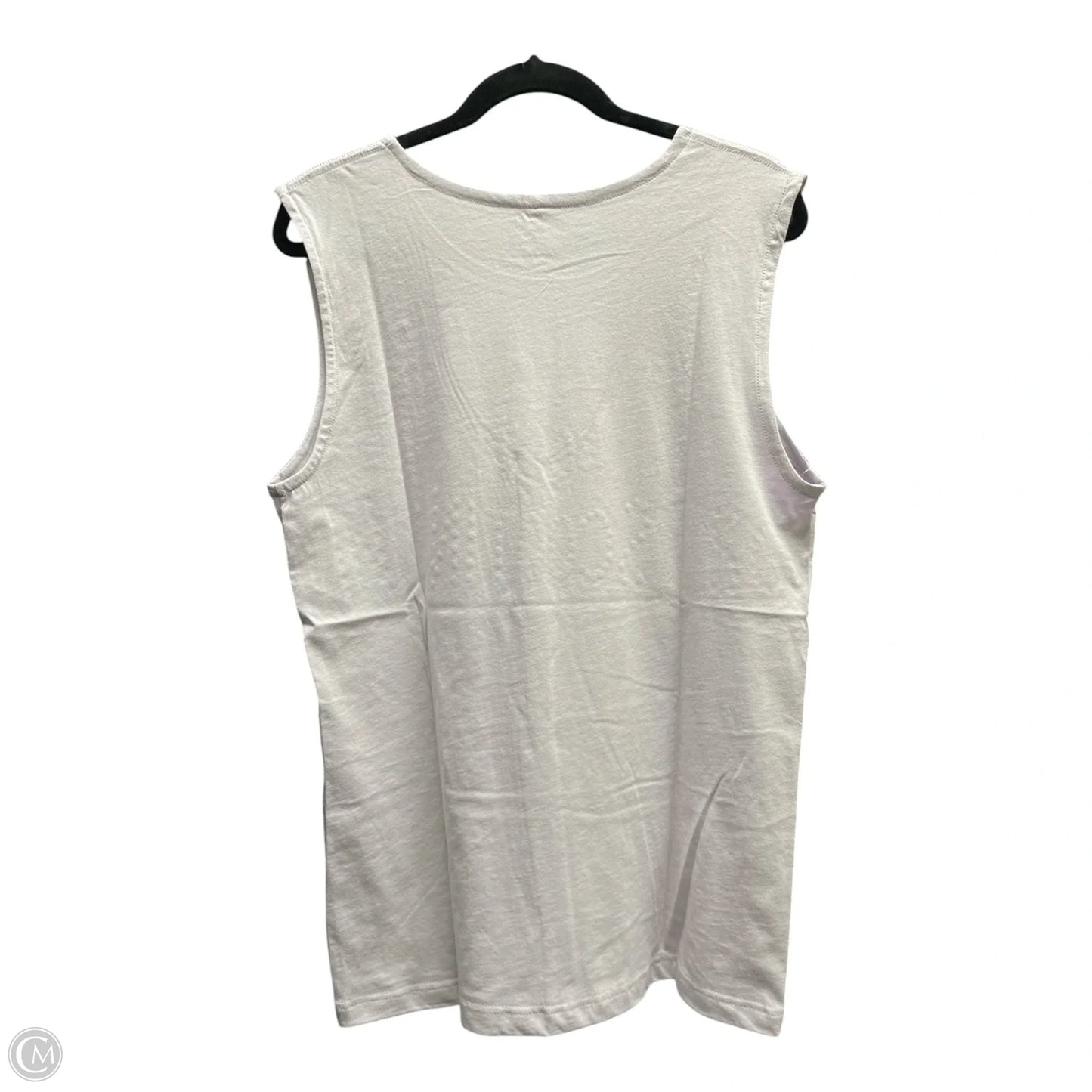 Top Sleeveless By Arrows In Purple & Silver, Size: M