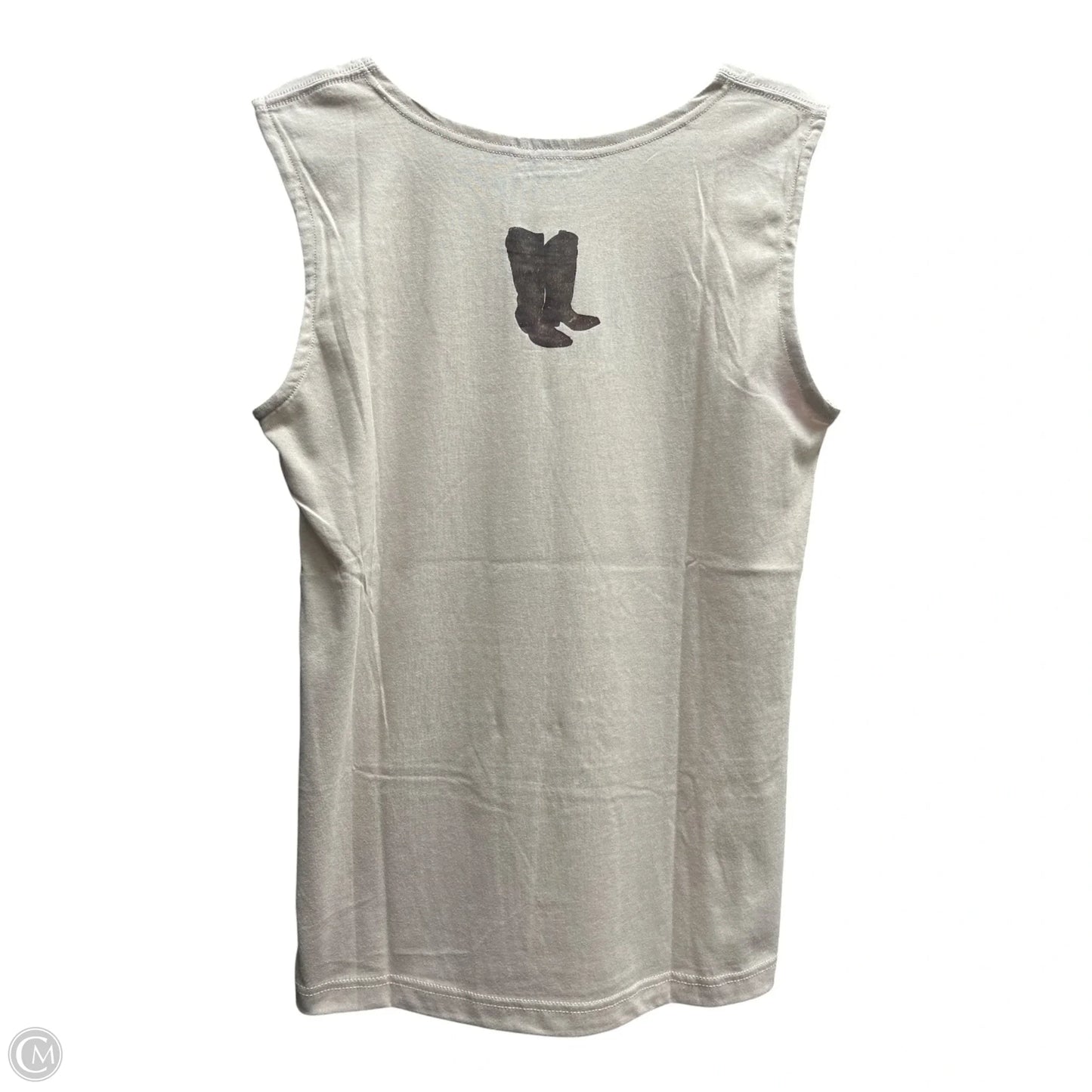 Top Sleeveless By The Crystal Ranch In Brown & Pink, Size: M