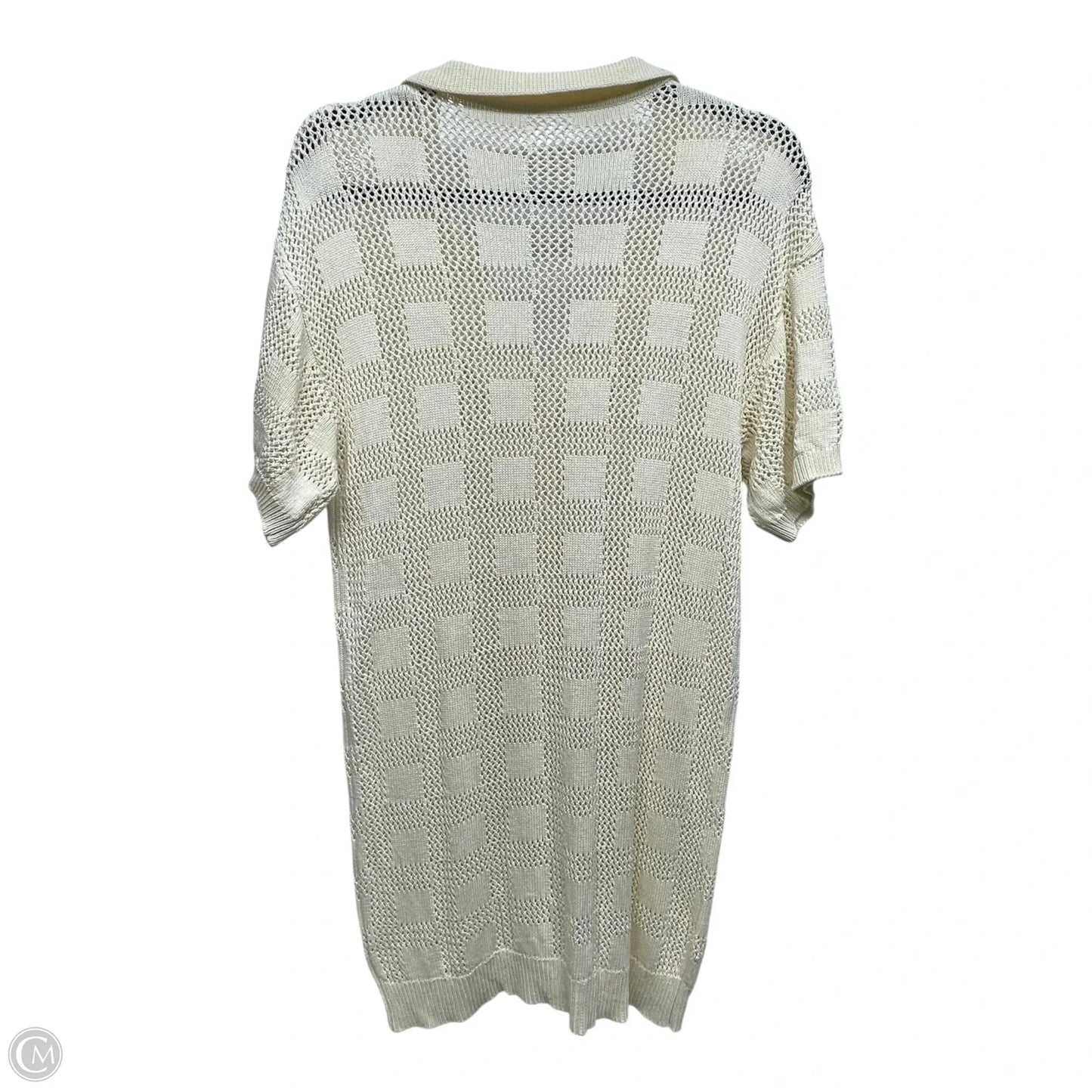 Cardigan By Clothes Mentor In Cream, Size: S