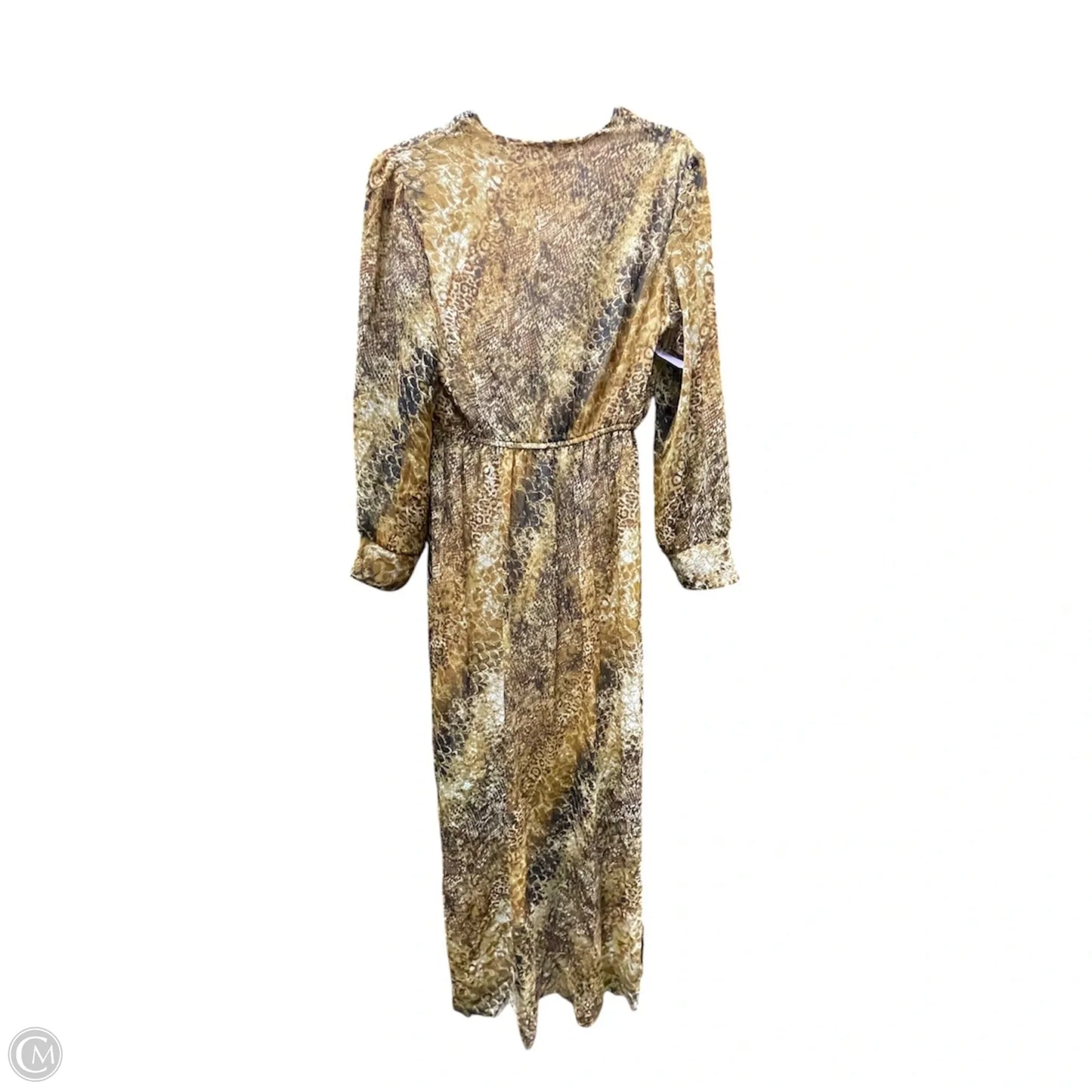 Dress Casual Maxi By Enfocus In Snakeskin Print, Size: 6