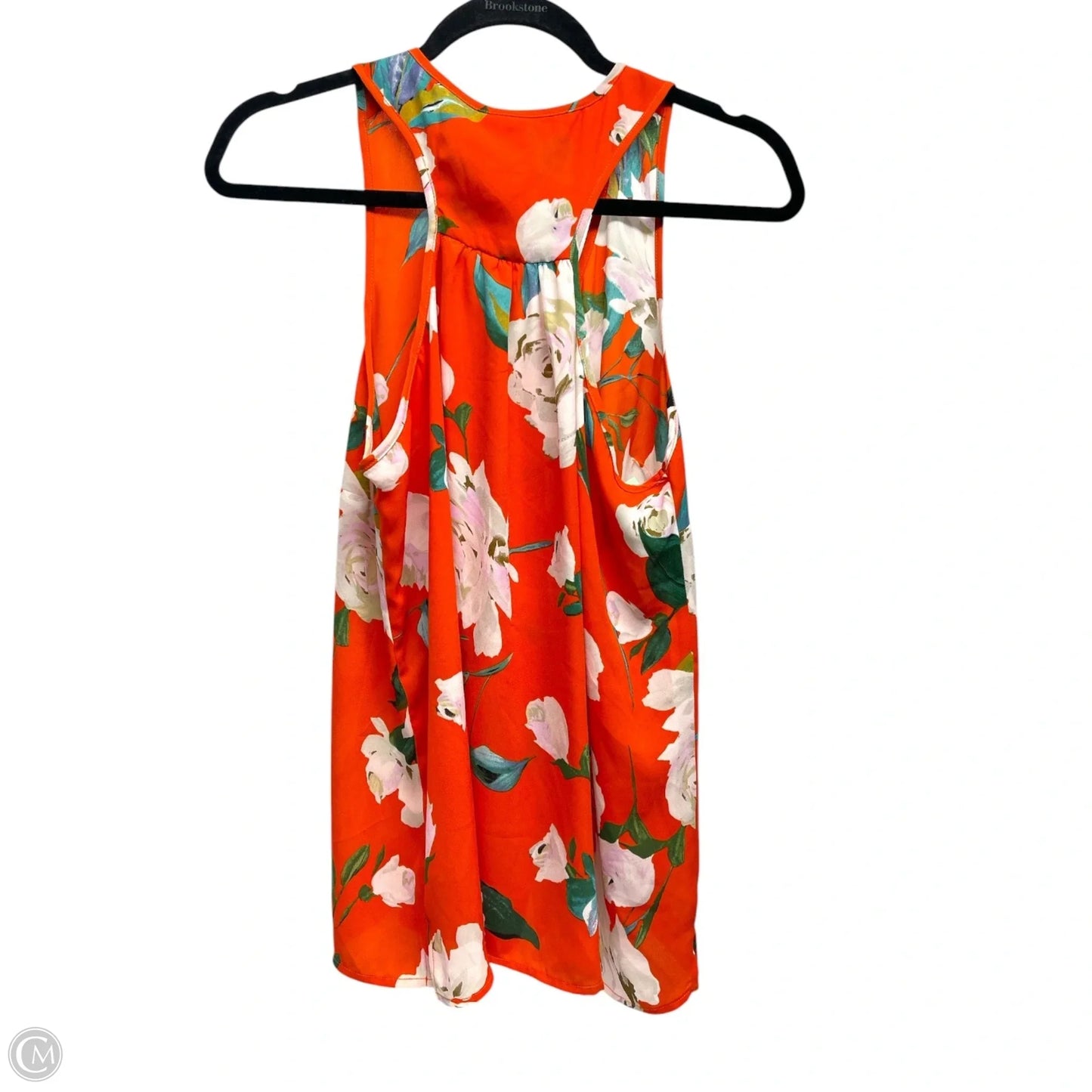 Top Sleeveless By Cabi In Orange, Size: S