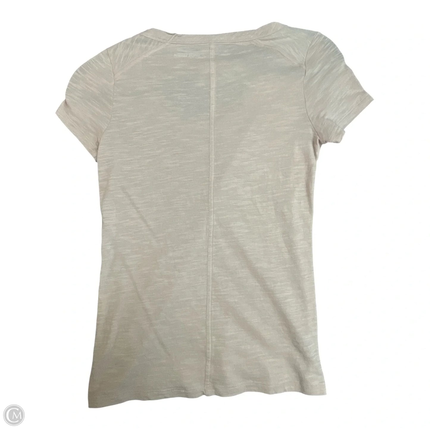 Top Short Sleeve Basic By Banana Republic In Pink, Size: Xxs