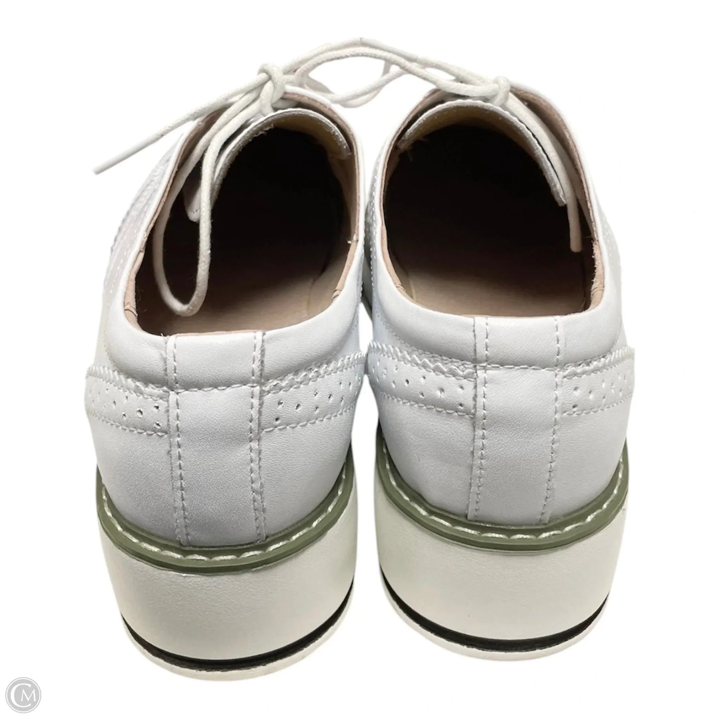 Shoes Sneakers By Clothes Mentor In Green & White, Size: 11.5