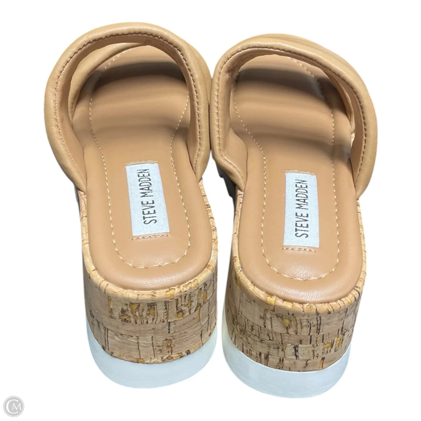 Sandals Flats By Steve Madden In Tan, Size: 6