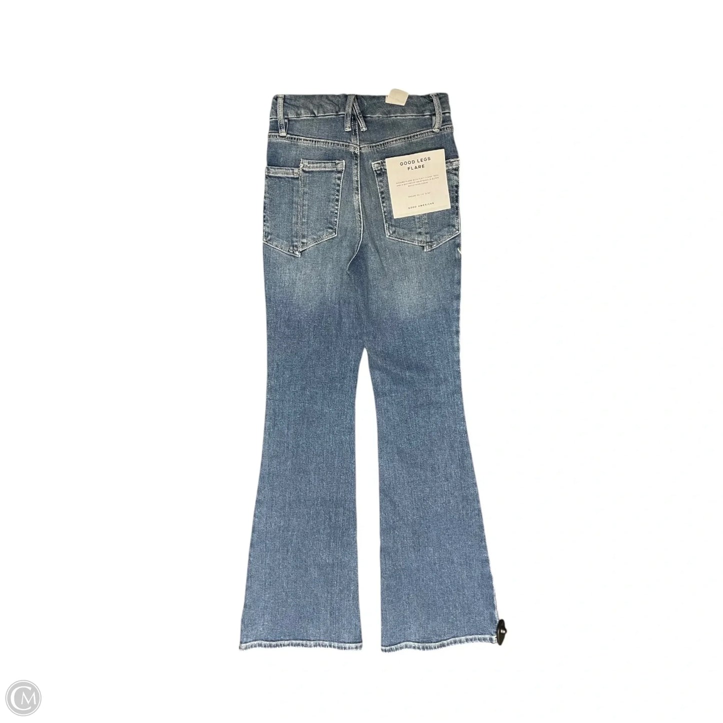 Jeans Flared By Good American In Blue, Size: 2