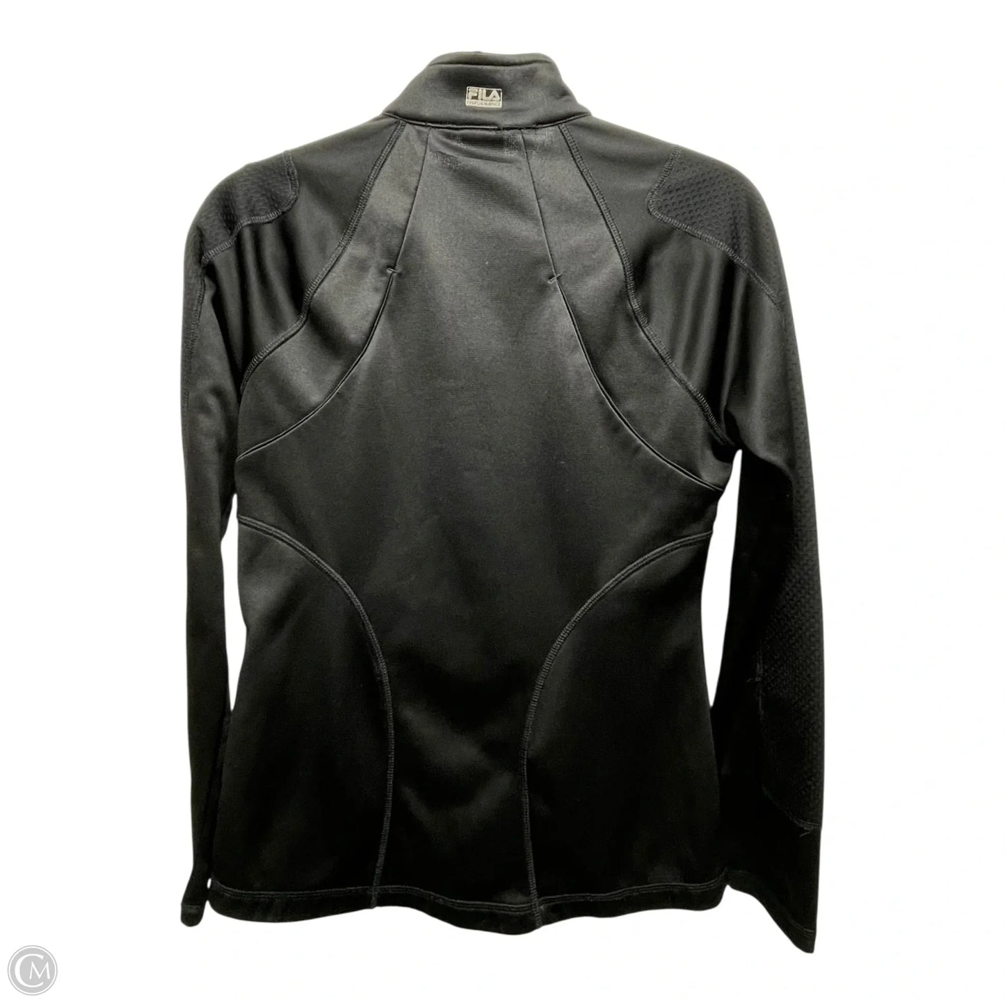 Athletic Jacket By Fila In Black, Size: S
