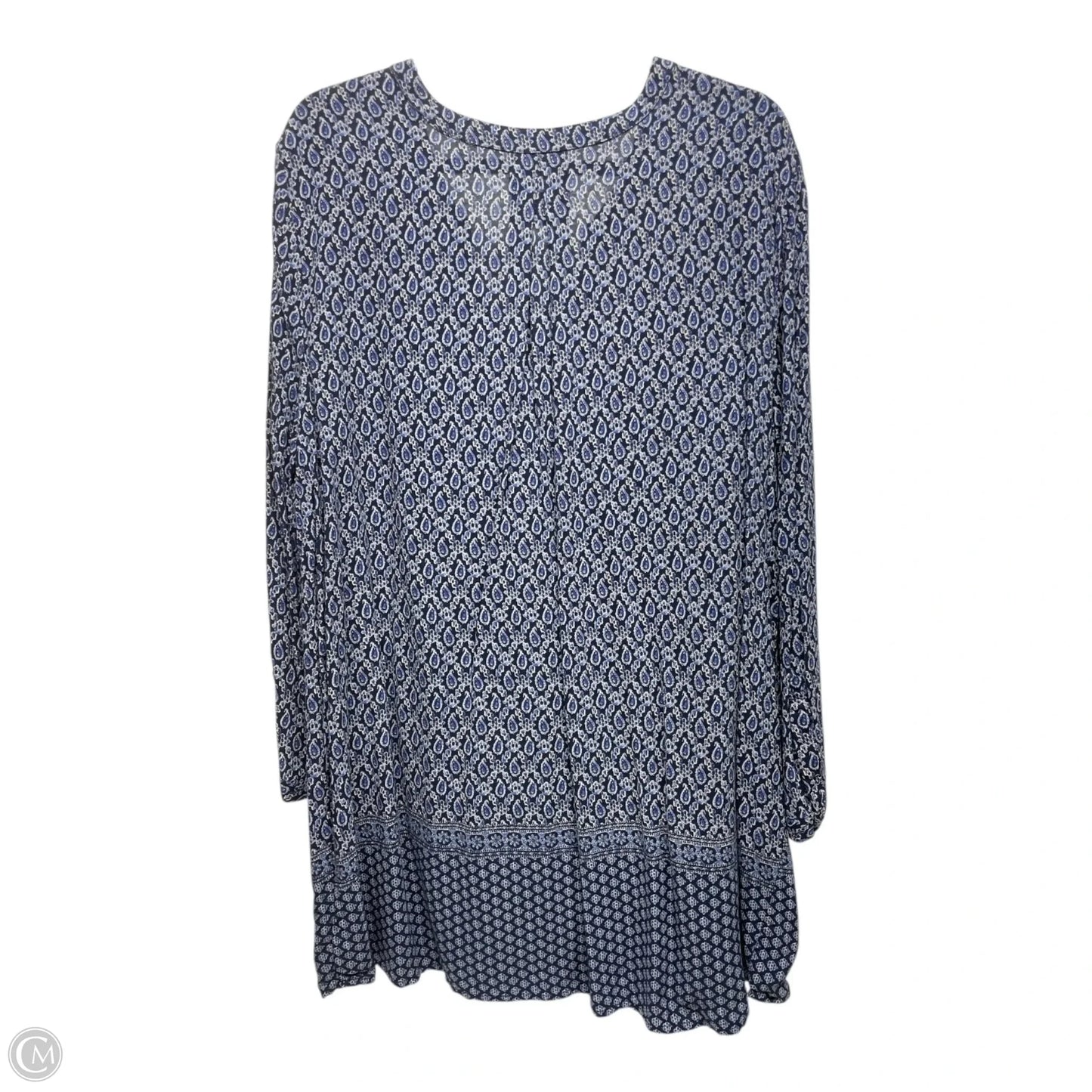 Top Long Sleeve By Old Navy In Paisley Print, Size: Xl