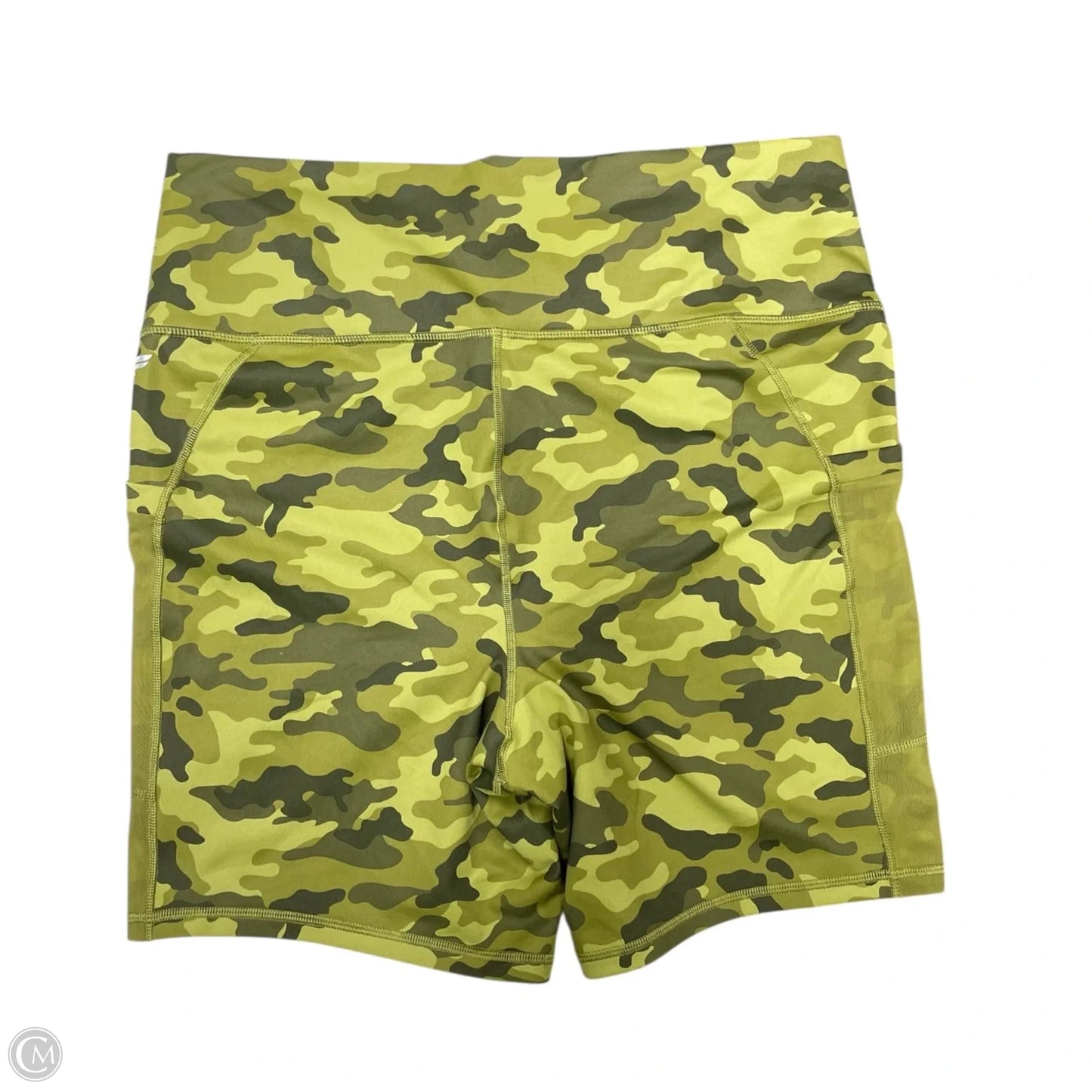 Athletic Shorts By Fabletics In Camouflage Print, Size: 1x