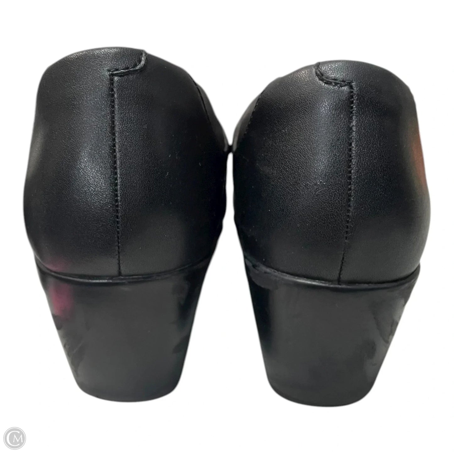 Shoes Heels Block By Clarks In Black, Size: 6.5