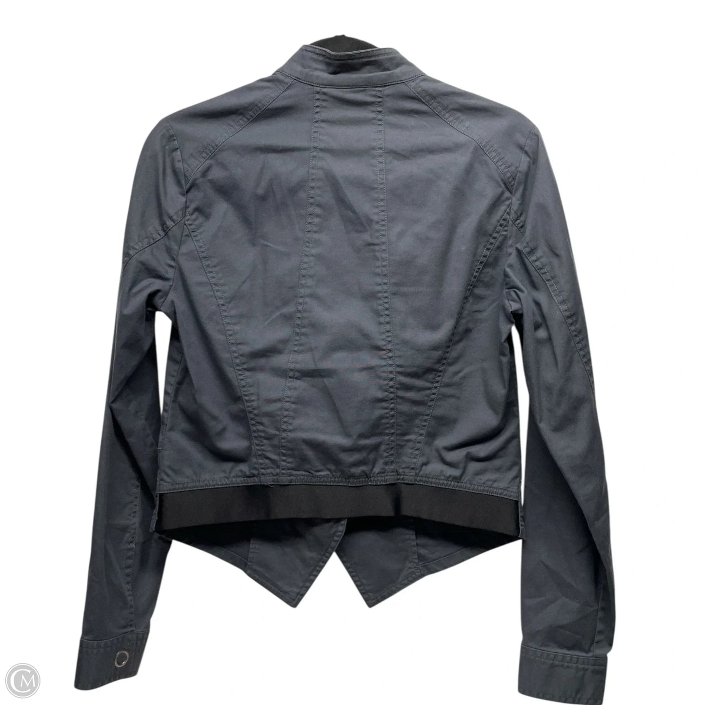 Jacket Moto By Cabi In Grey, Size: S