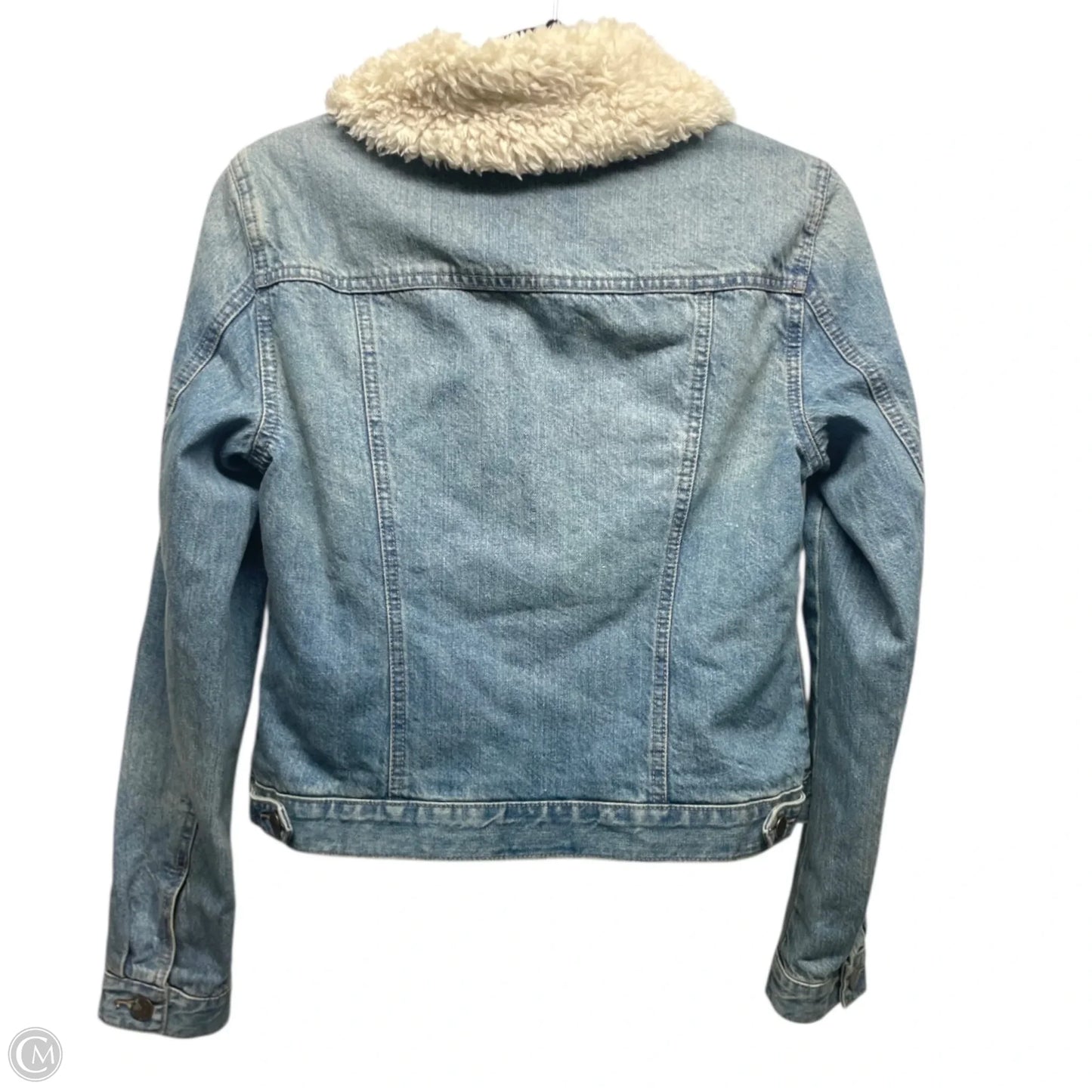 Jacket Denim By Loft In Blue Denim, Size: Xs