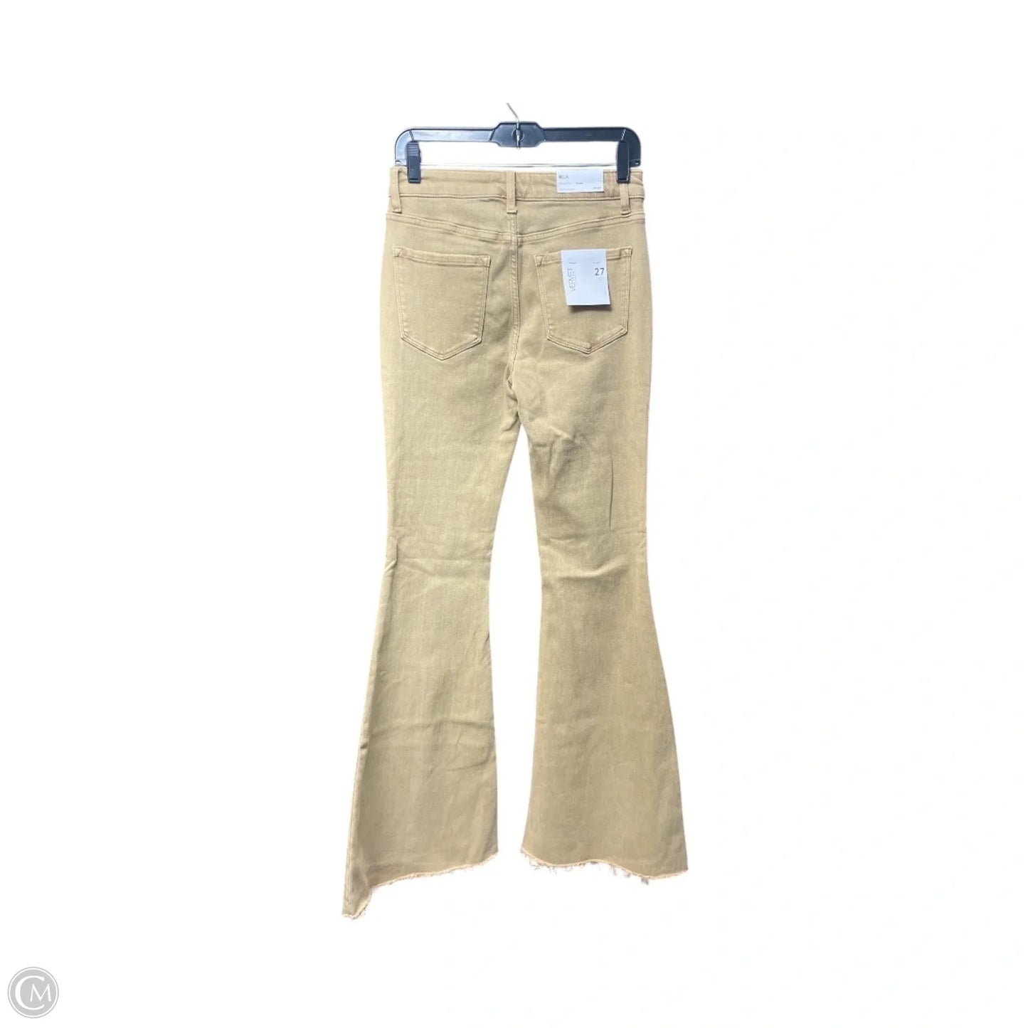 Jeans Flared By Vervet In Tan, Size: 4