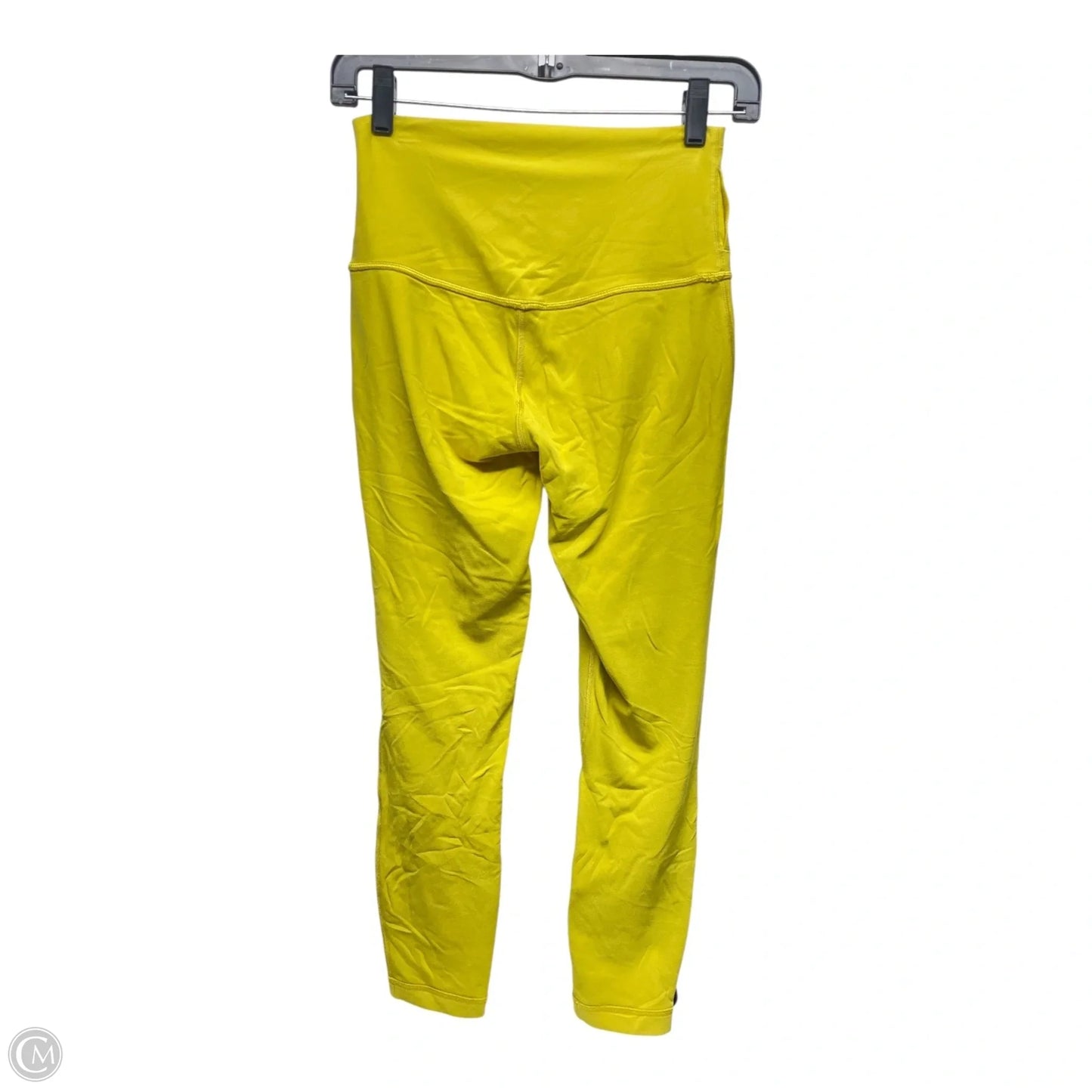 Athletic Leggings By Lululemon In Yellow, Size: 6