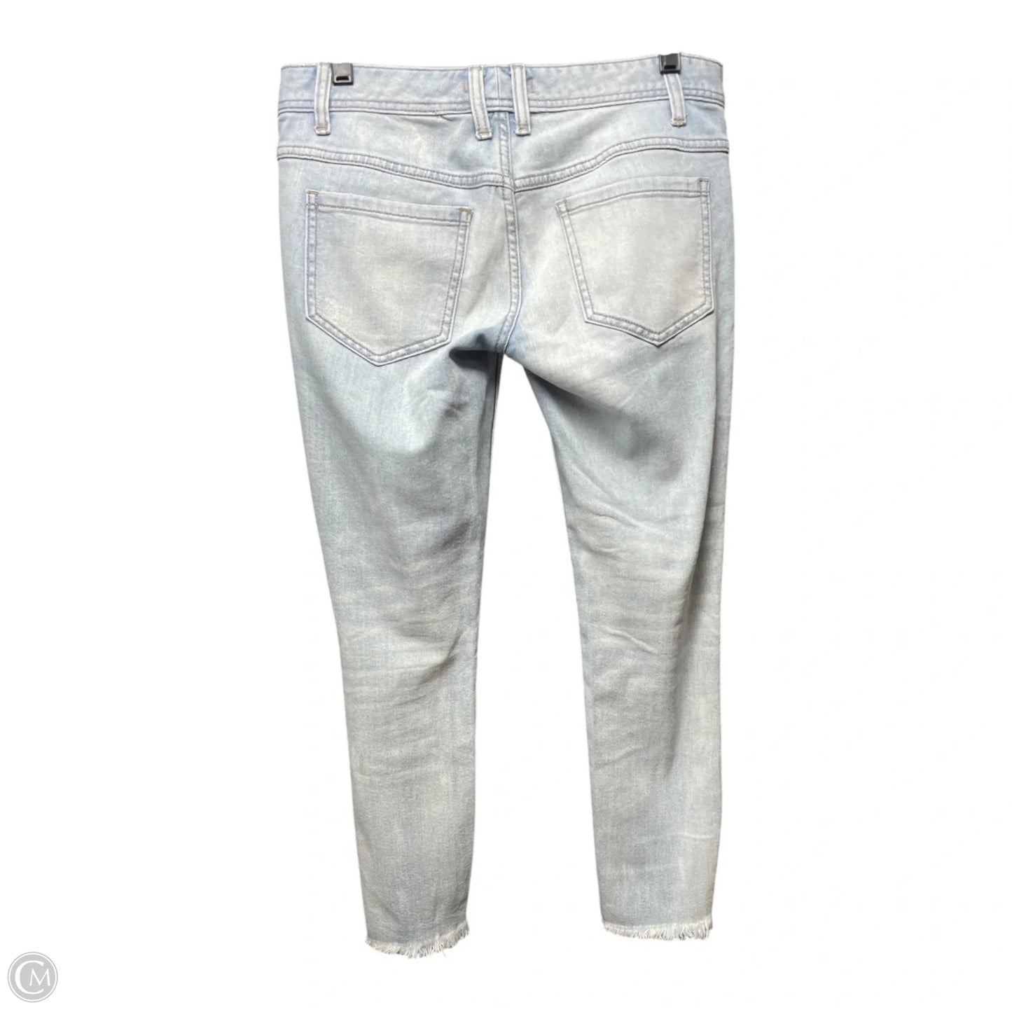 Jeans Skinny By Free People In Blue Denim, Size: 4