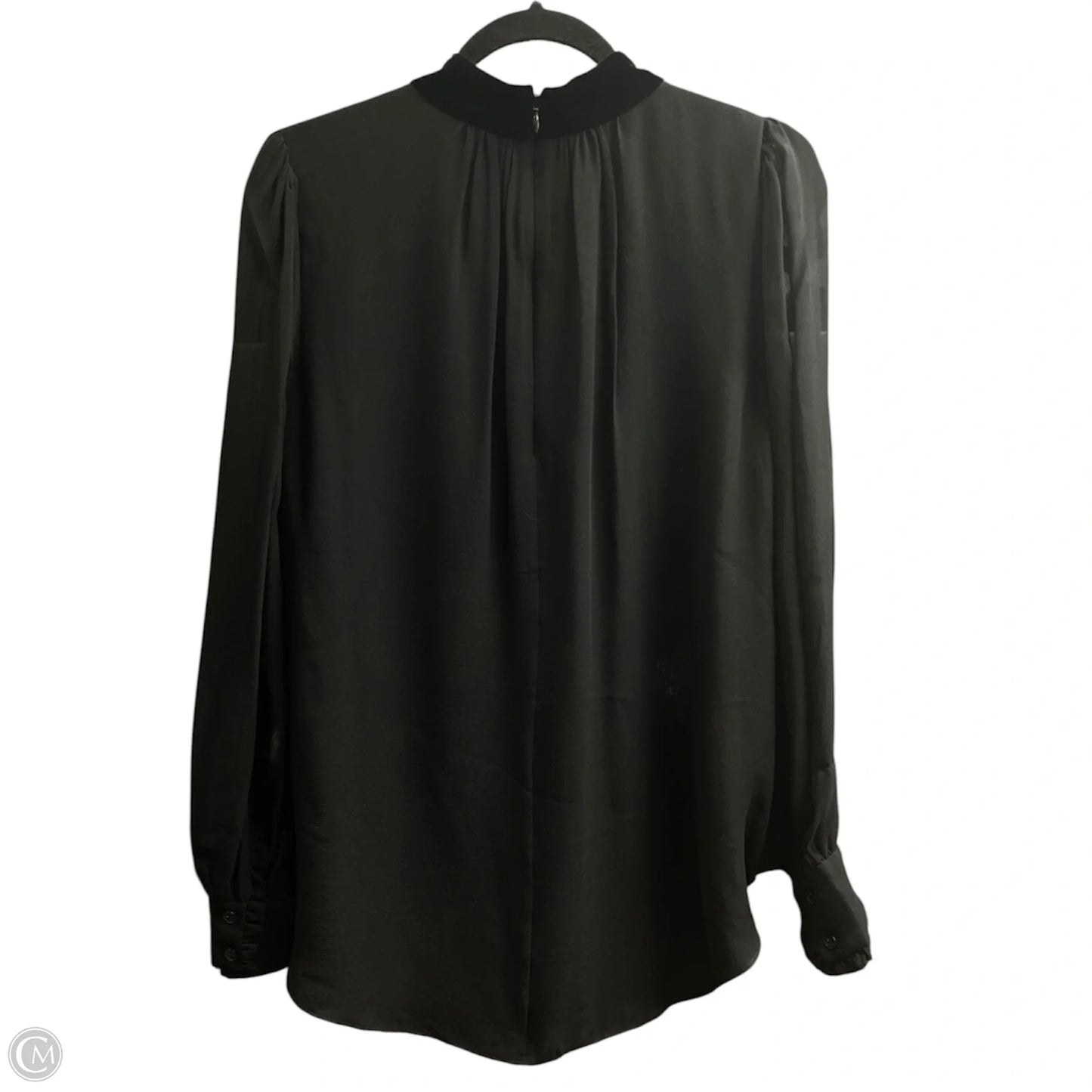 Blouse Designer By Kate Spade In Black, Size: M