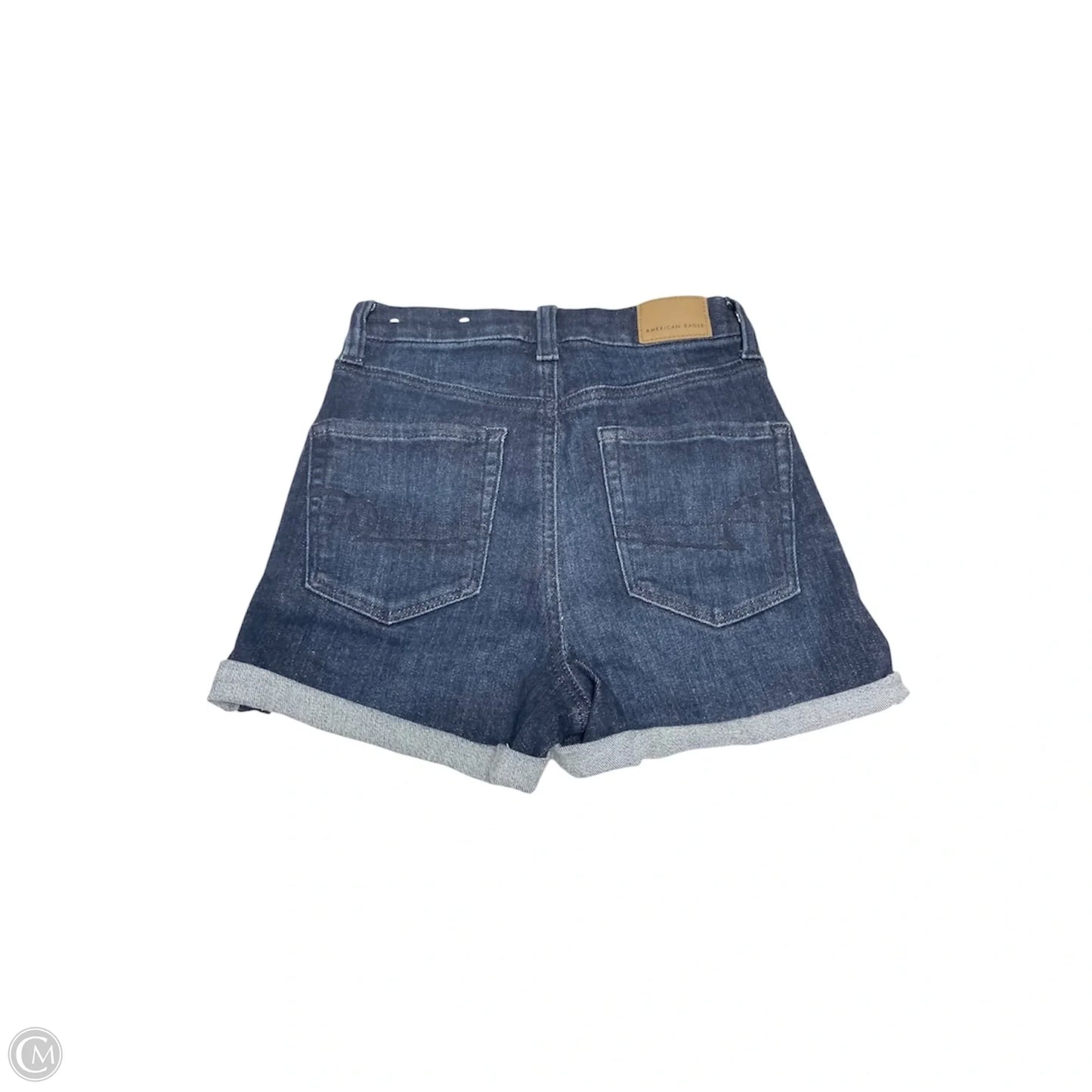 Shorts By American Eagle In Blue Denim, Size: Xxs