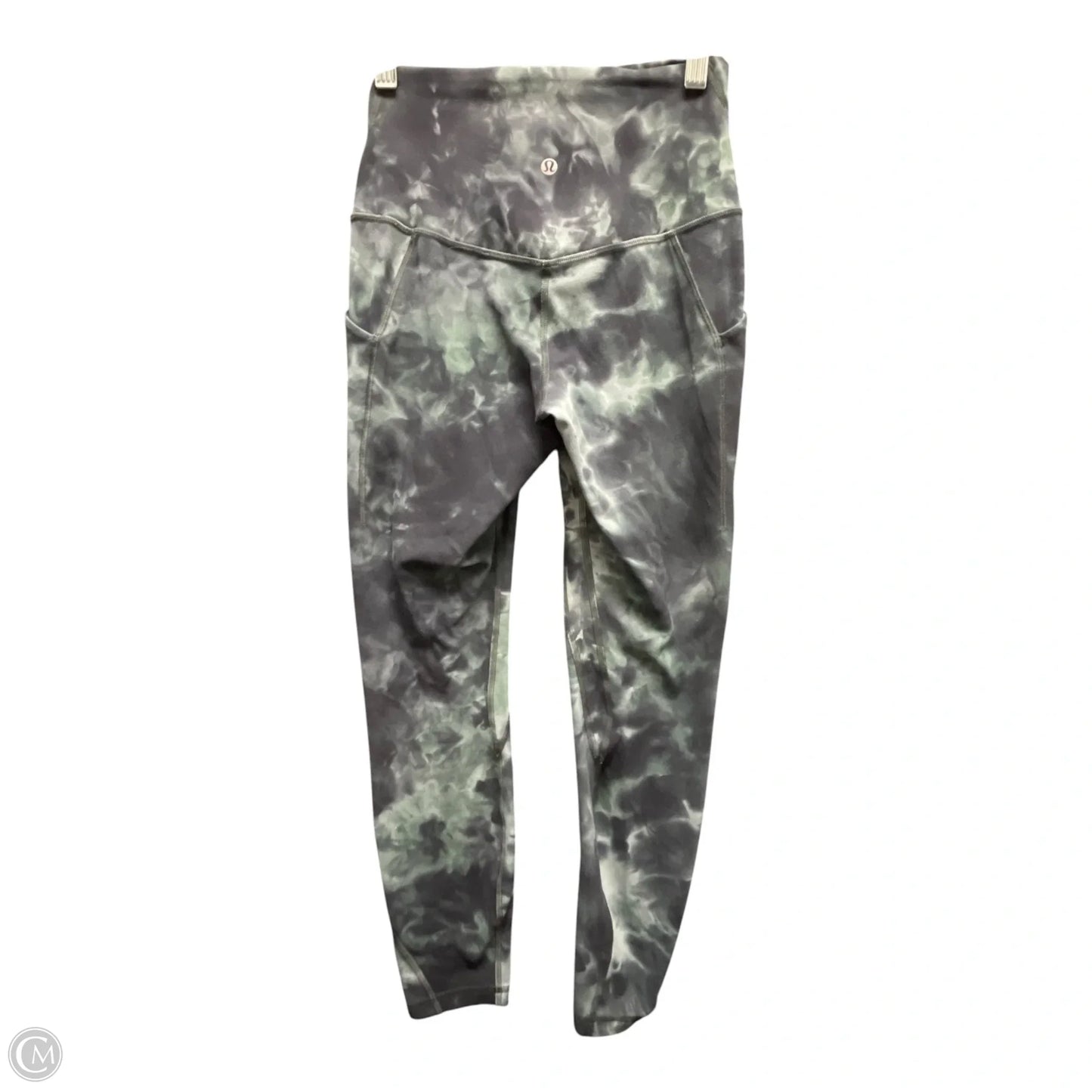 Athletic Leggings By Lululemon In Tie Dye Print, Size: 4