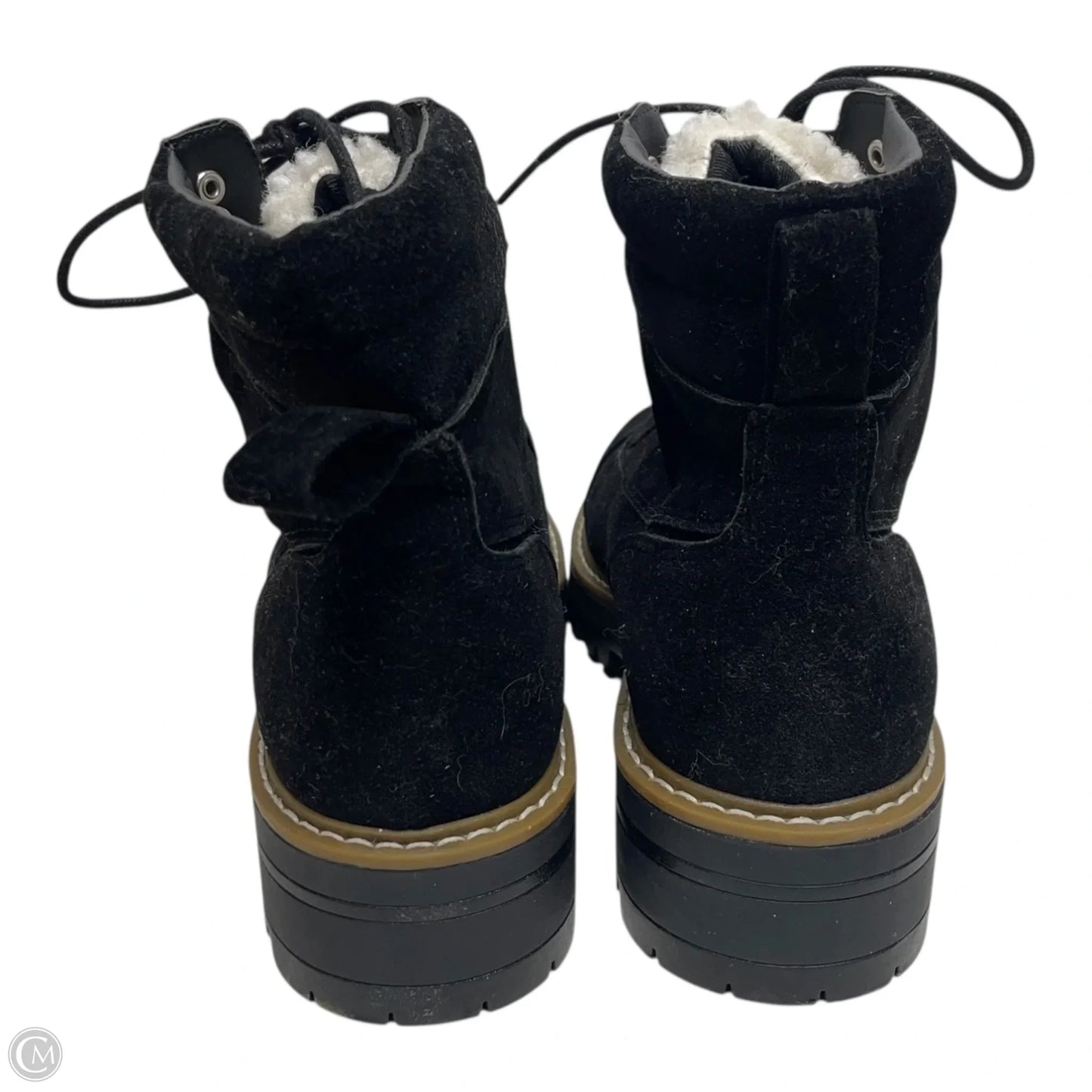 Boots Ankle Flats By Time And Tru In Black, Size: 9